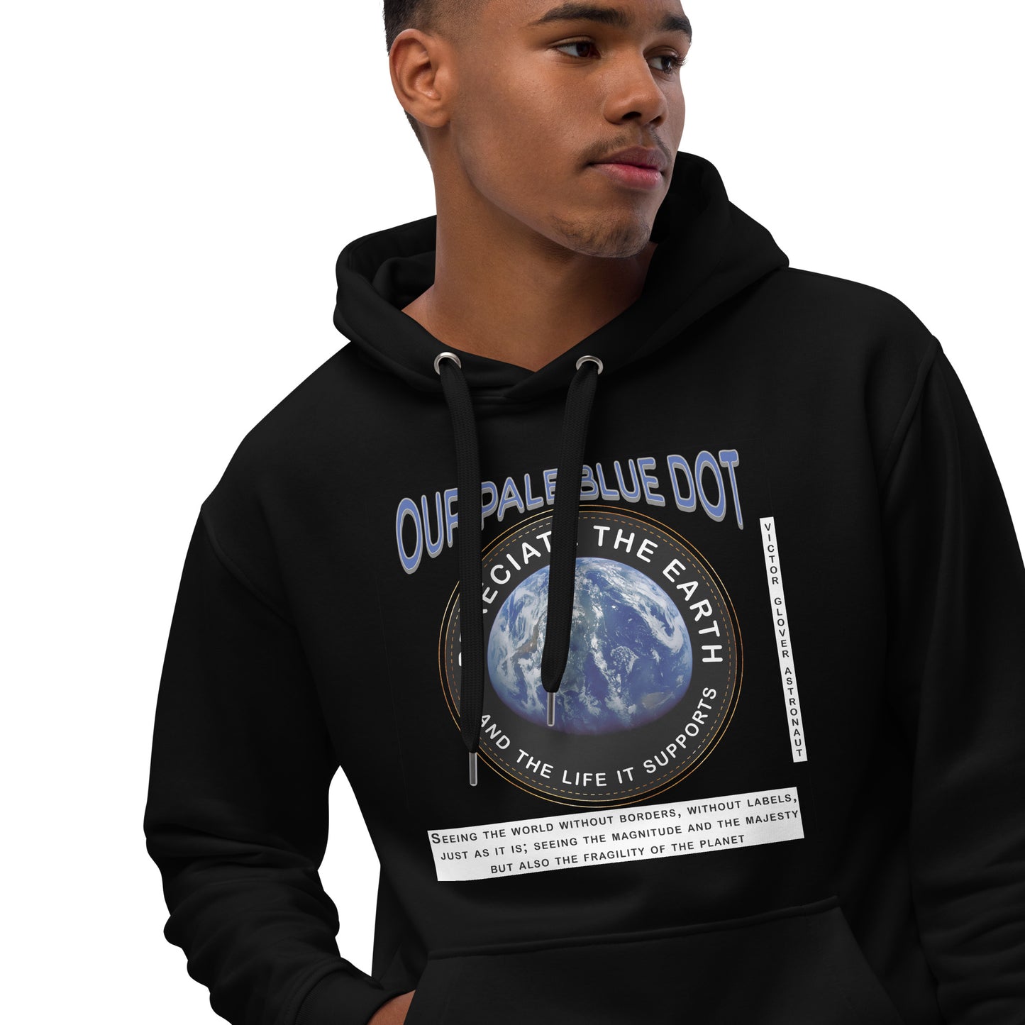 Premium eco hoodie - Appreciate The Earth, Victor Glover