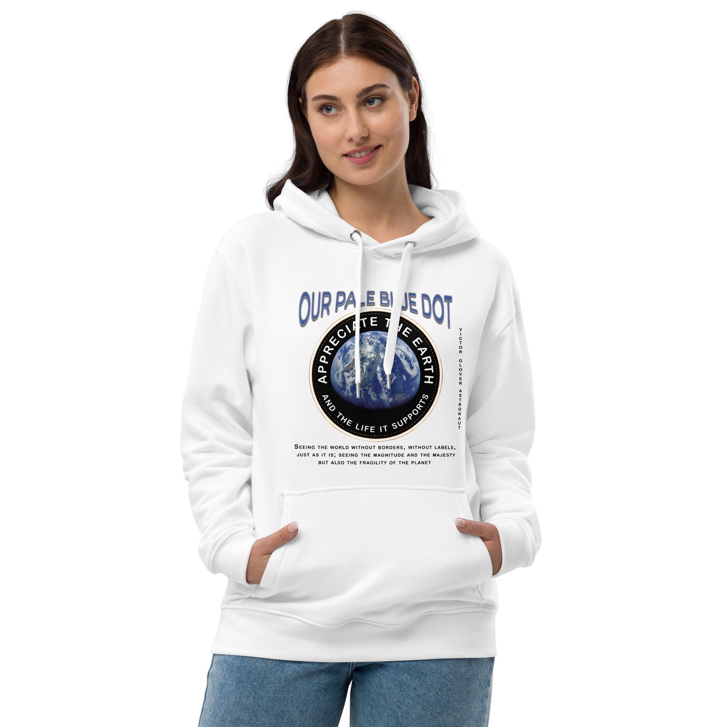 Premium eco hoodie - Appreciate The Earth, Victor Glover
