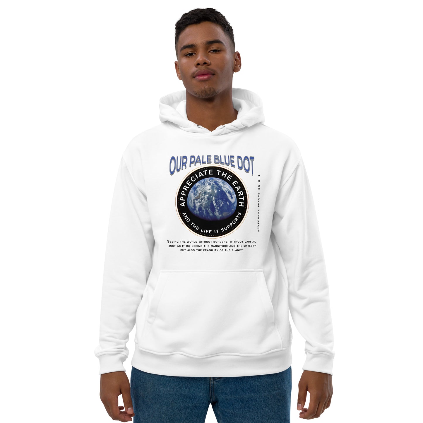 Premium eco hoodie - Appreciate The Earth, Victor Glover
