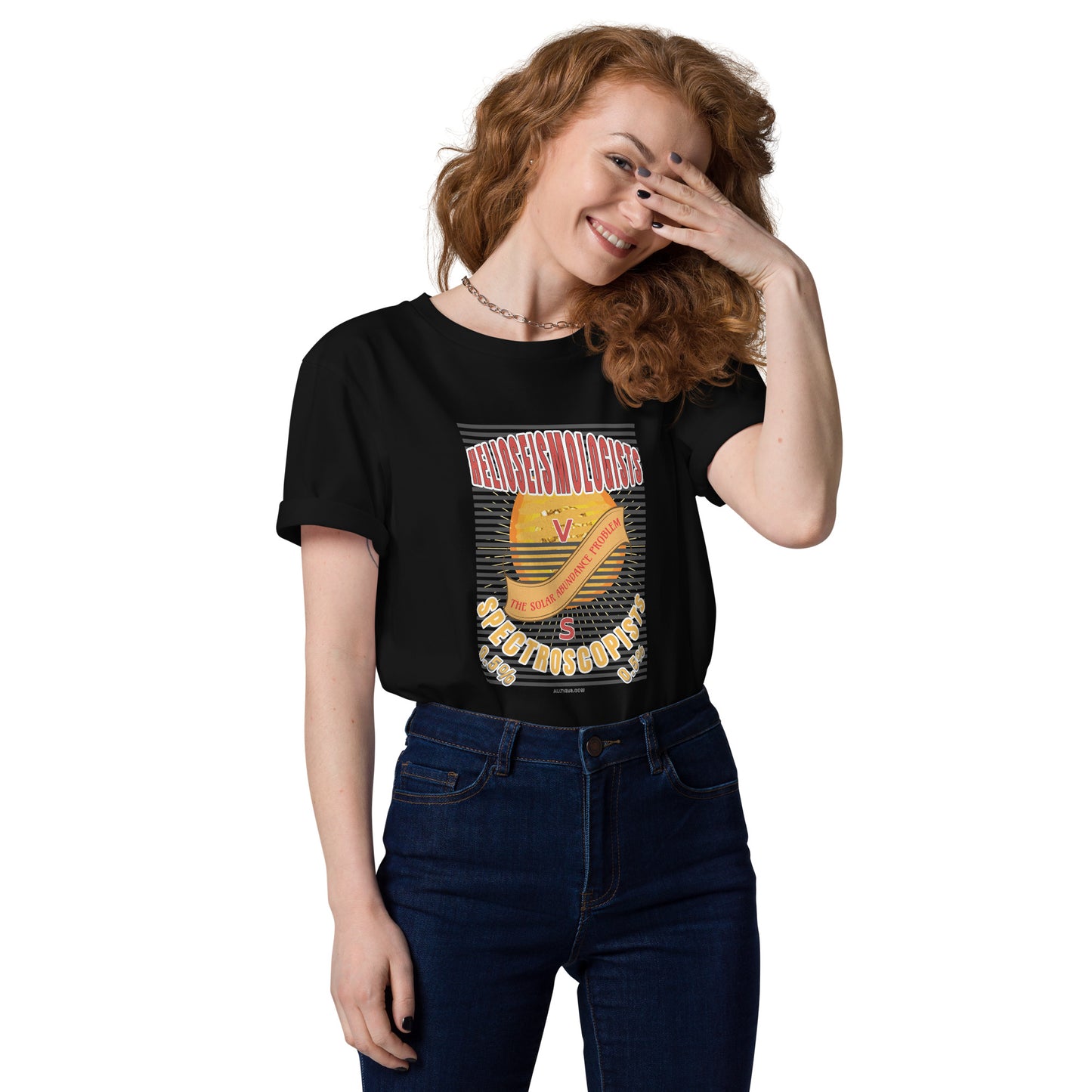 Unisex organic cotton t-shirt - The Solar Abundance Problem, Helioseismologists VS Spectroscopists