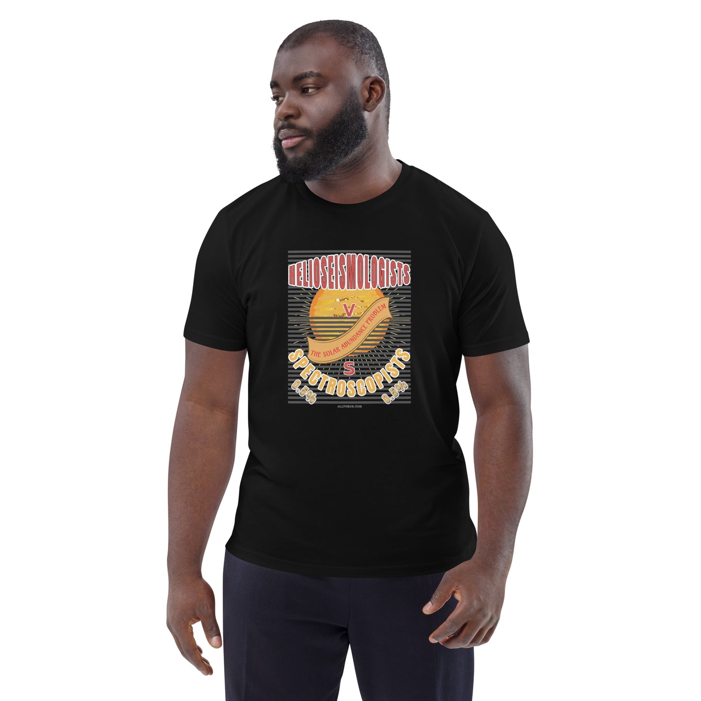 Unisex organic cotton t-shirt - The Solar Abundance Problem, Helioseismologists VS Spectroscopists