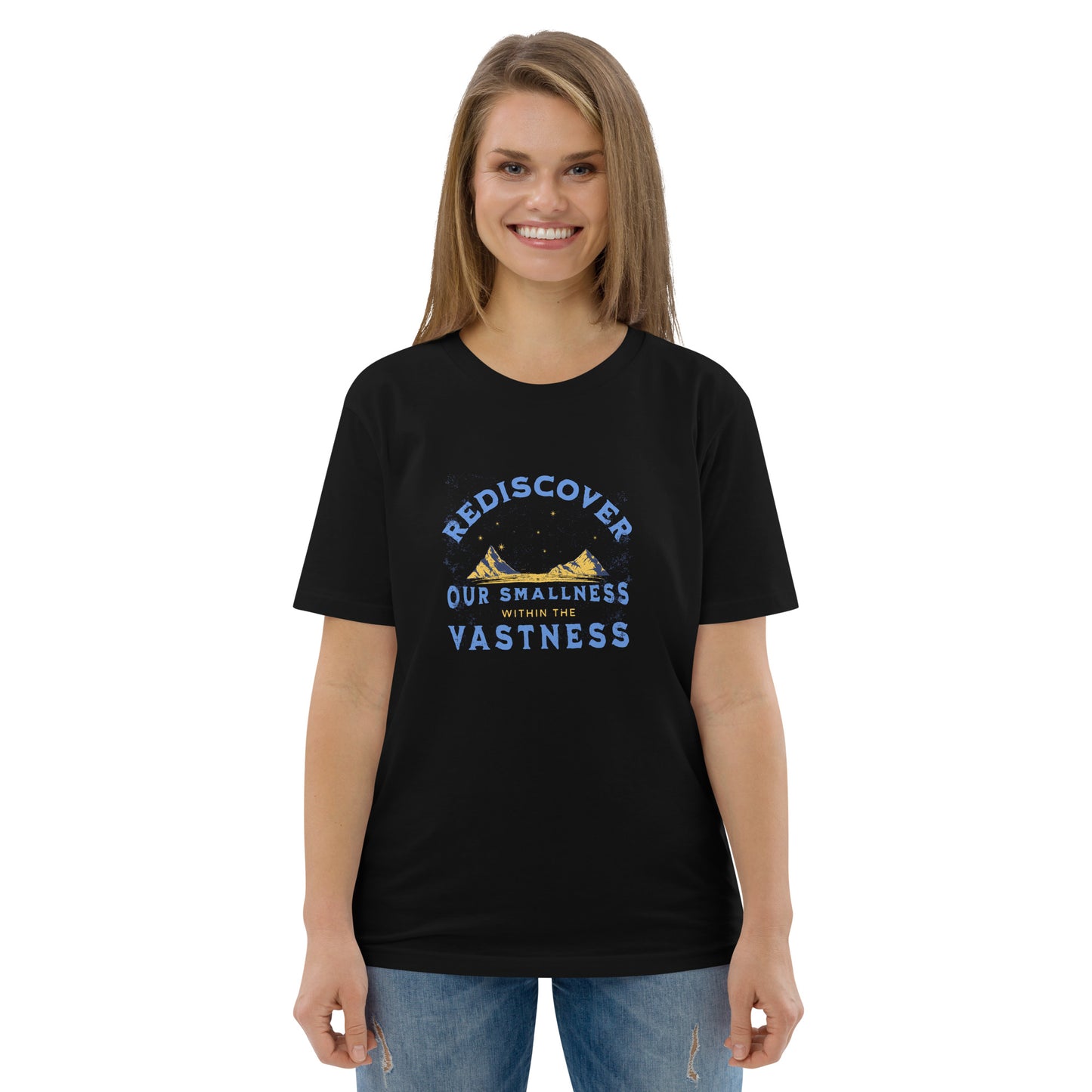 Unisex organic cotton t-shirt - Our Smallness In The Vastness