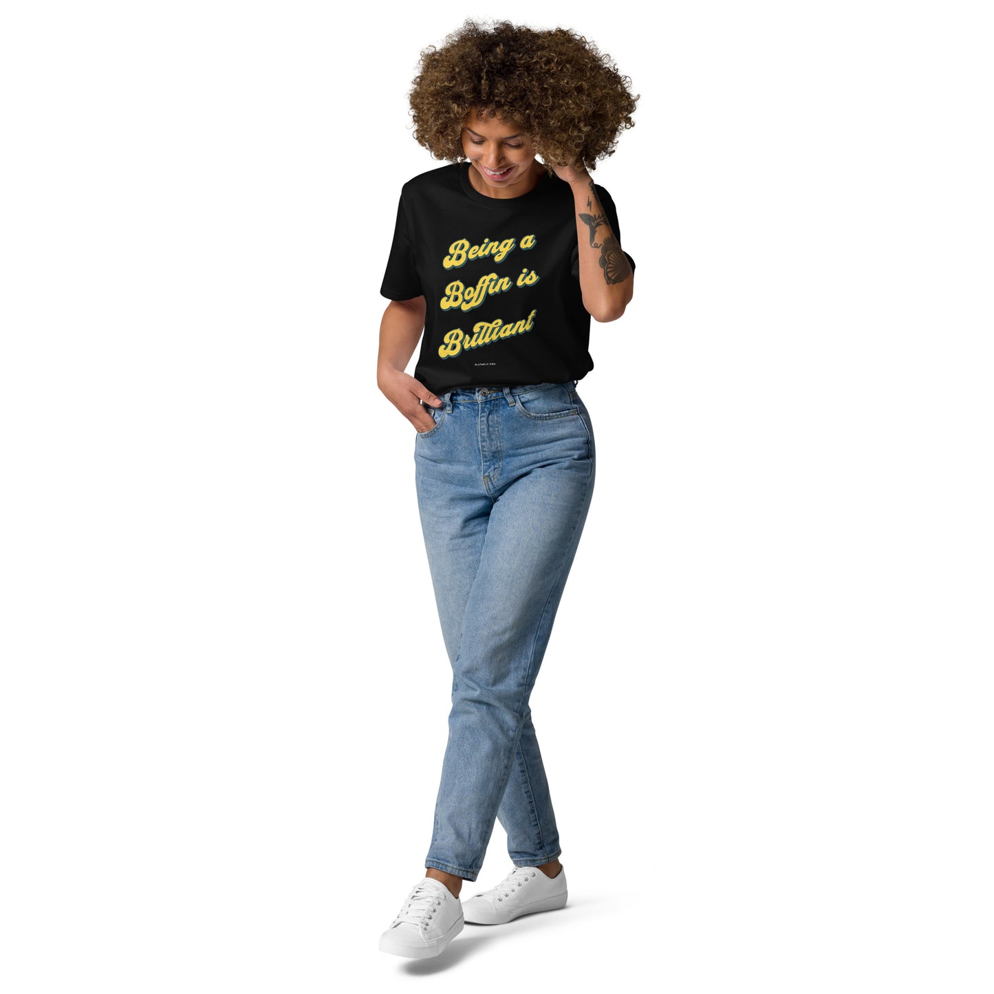 Unisex organic cotton t-shirt, Being a Boffin Is Brilliant!