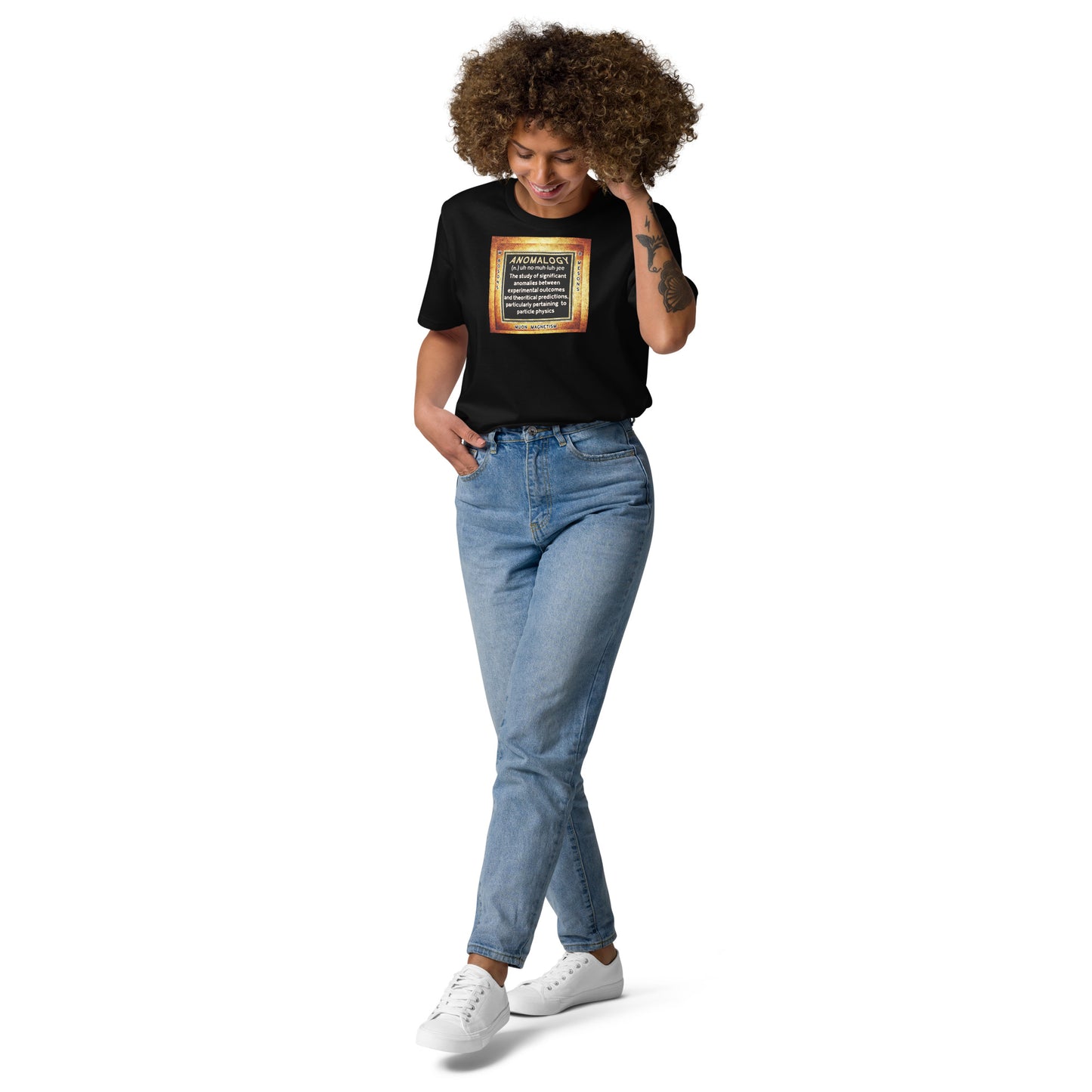 Unisex organic cotton t-shirt - Anomalogy, Where Theory Meets Reality?