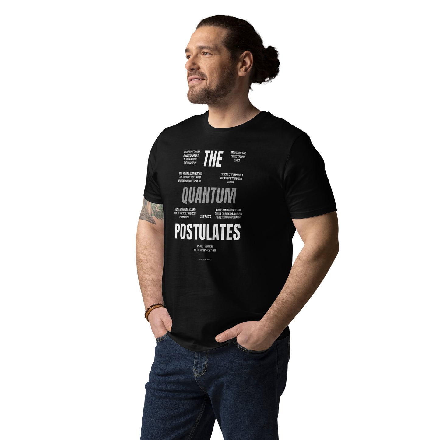 Unisex organic cotton t-shirt - The Quantum Postulates
