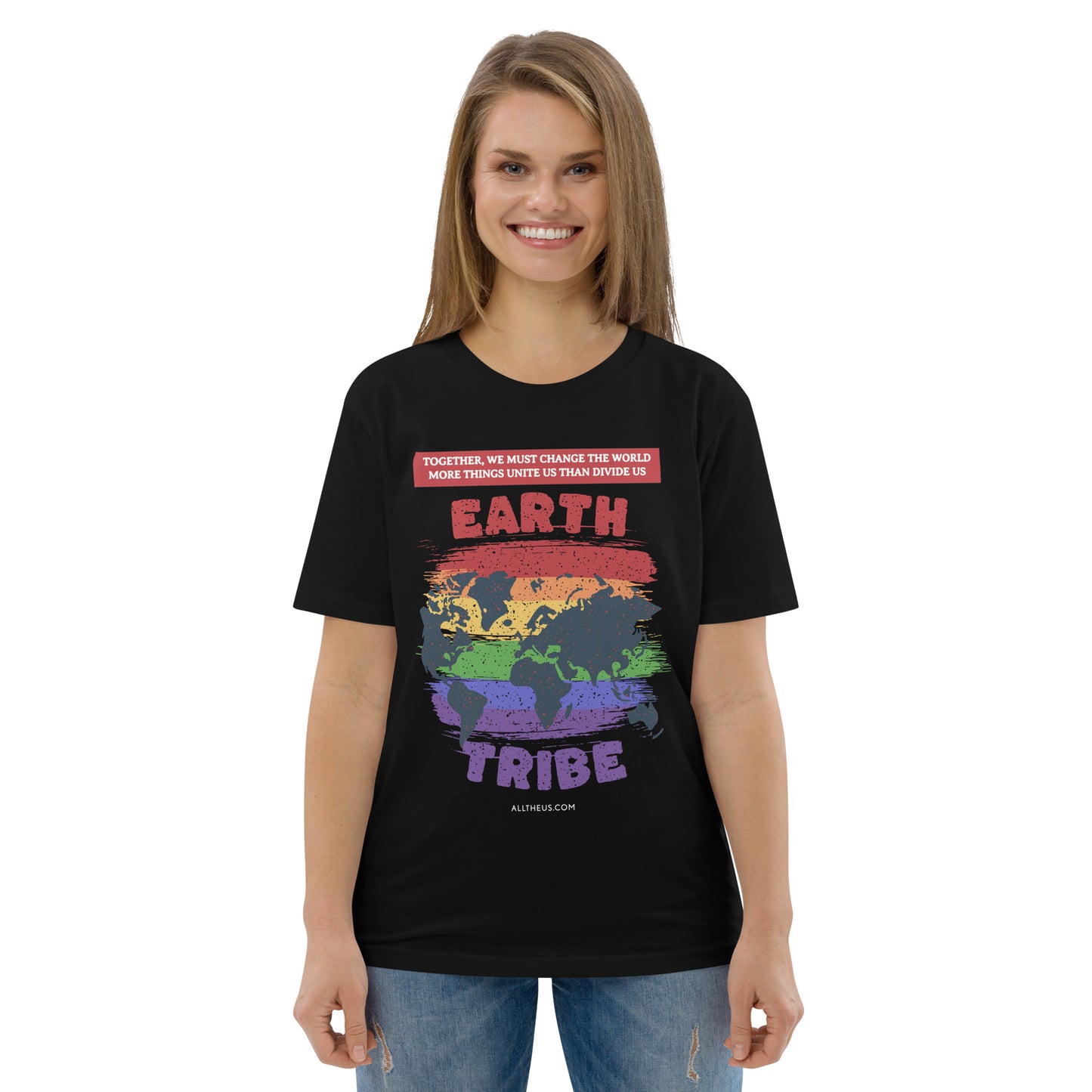 Unisex organic cotton t-shirt - Earth Tribe 2024