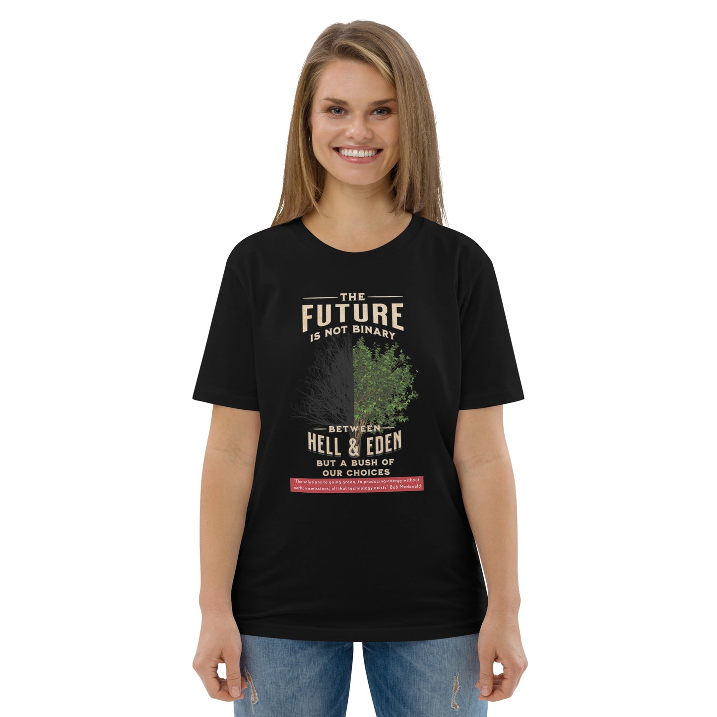 Unisex organic cotton t-shirt - Hope For Our Chosen Future?