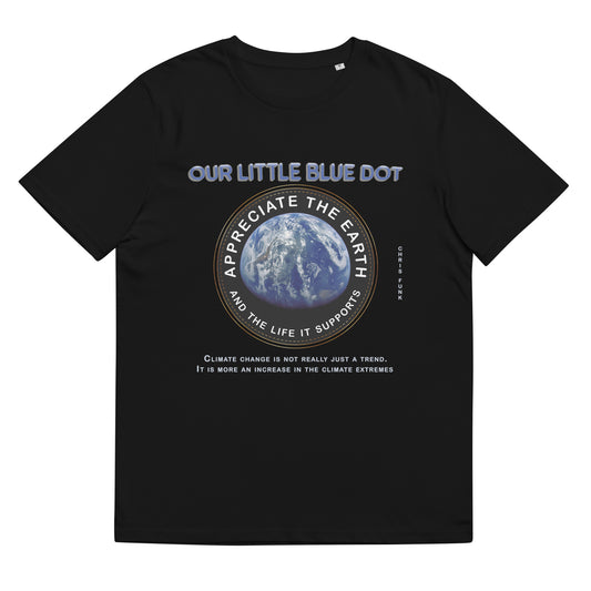 Unisex organic cotton t-shirt  Appreciate The Earth (Chris Funk) & The Life It Supports