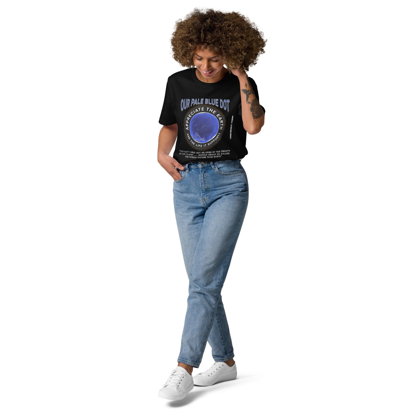 Unisex organic cotton t-shirt Appreciate Our Earth (Scott Parazynski) & The Life It Supports