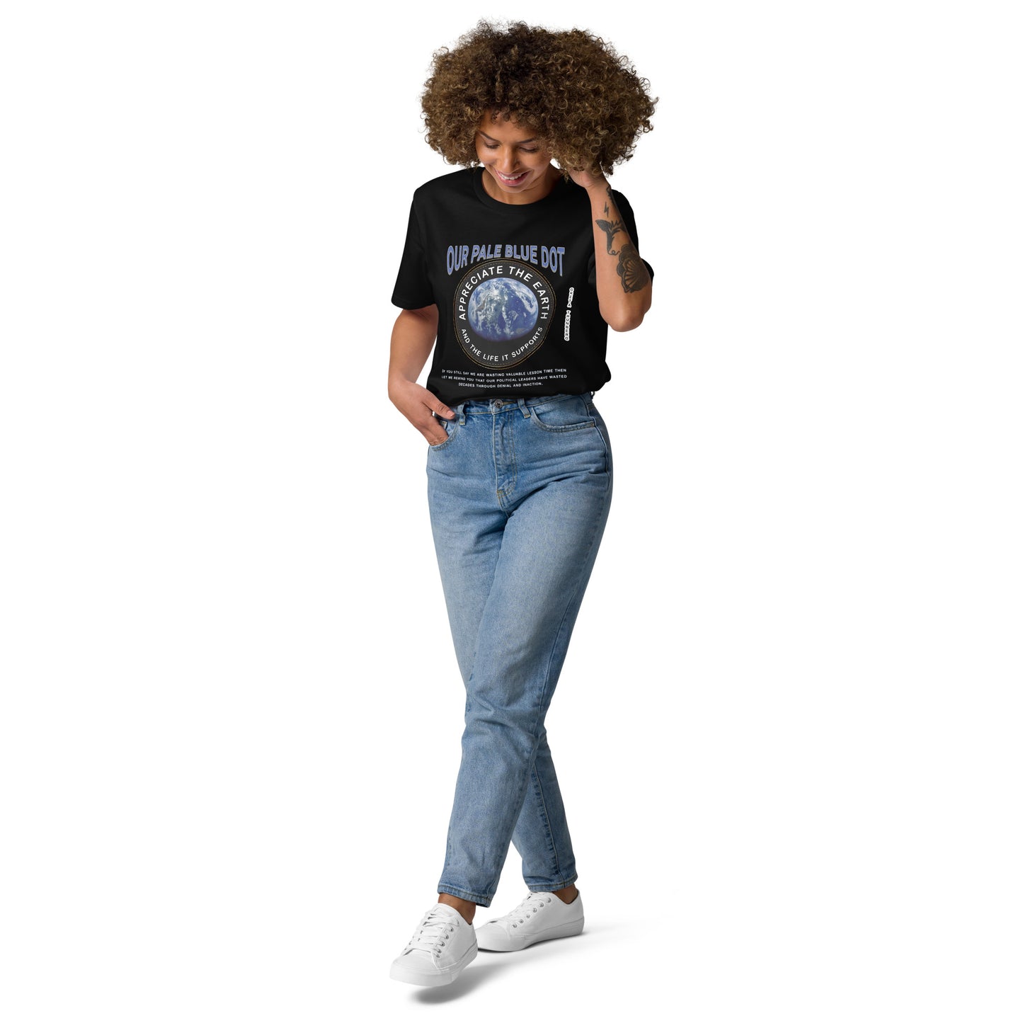 Unisex organic cotton t-shirt - Appreciate The Earth (Greta Thunberg) & The Life It Supports