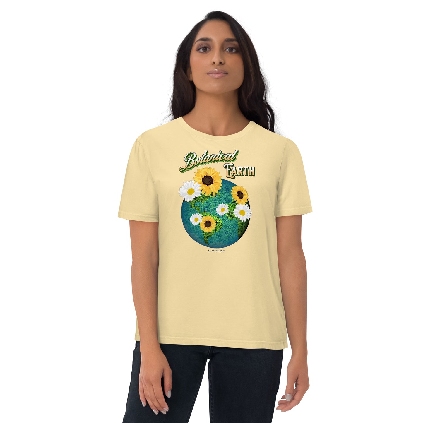 Unisex organic cotton t-shirt Botanical Earth