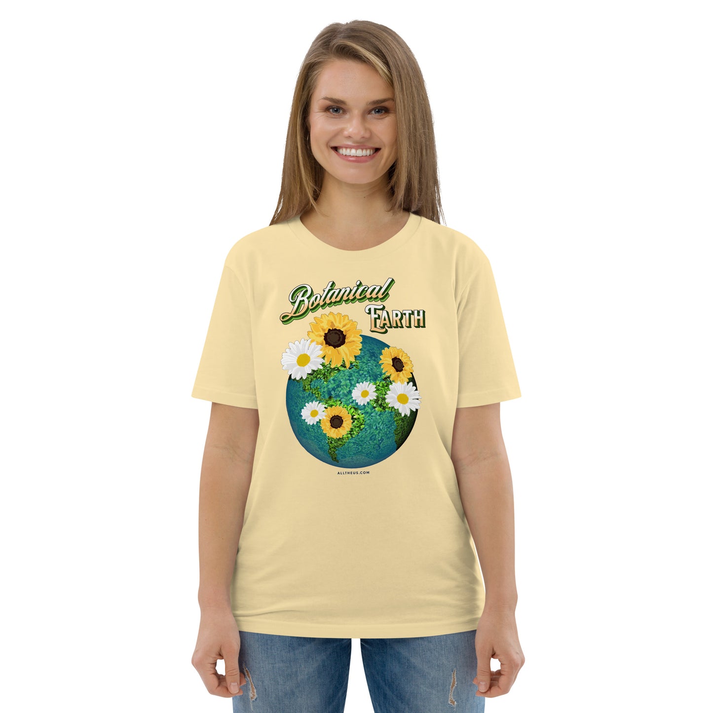Unisex organic cotton t-shirt Botanical Earth