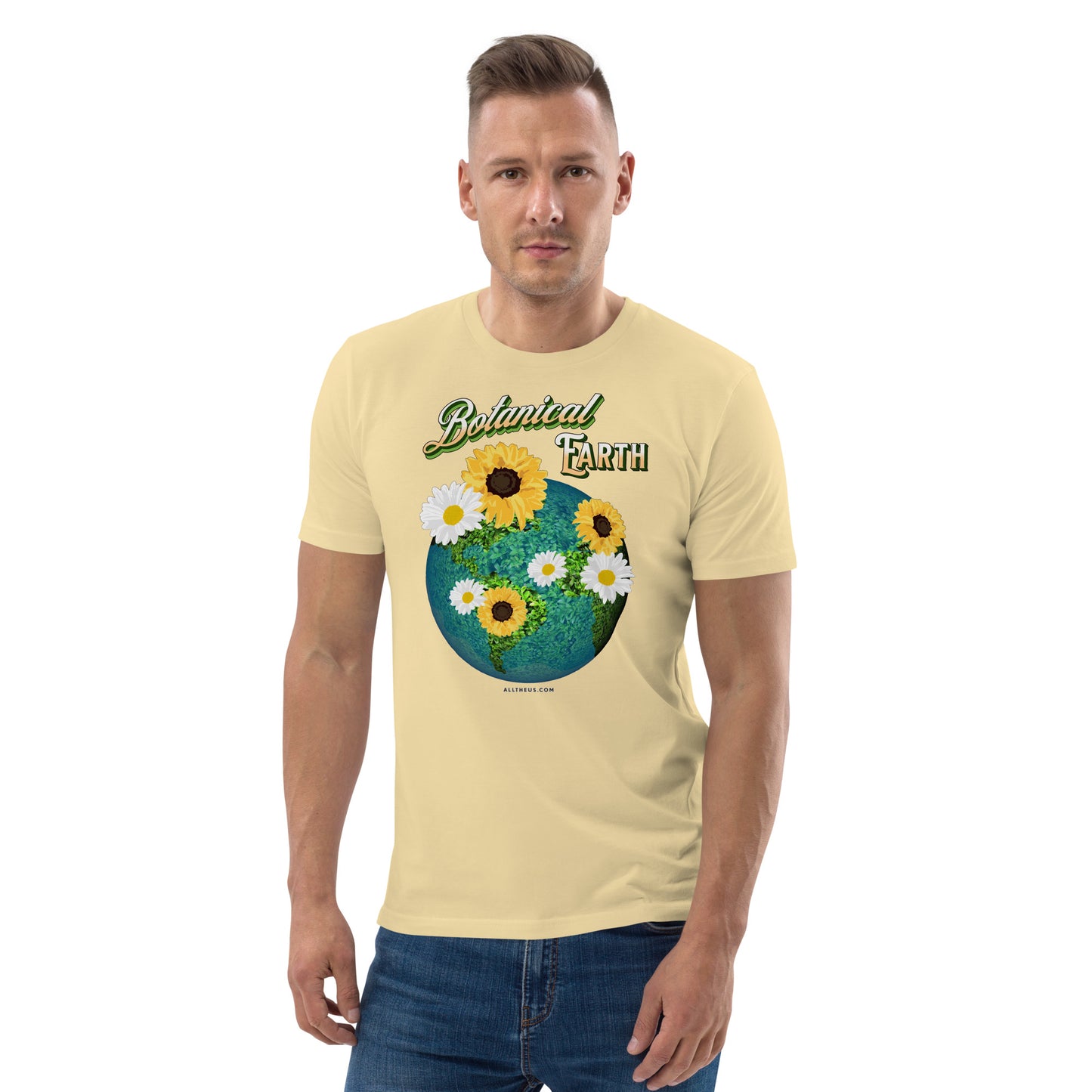 Unisex organic cotton t-shirt Botanical Earth