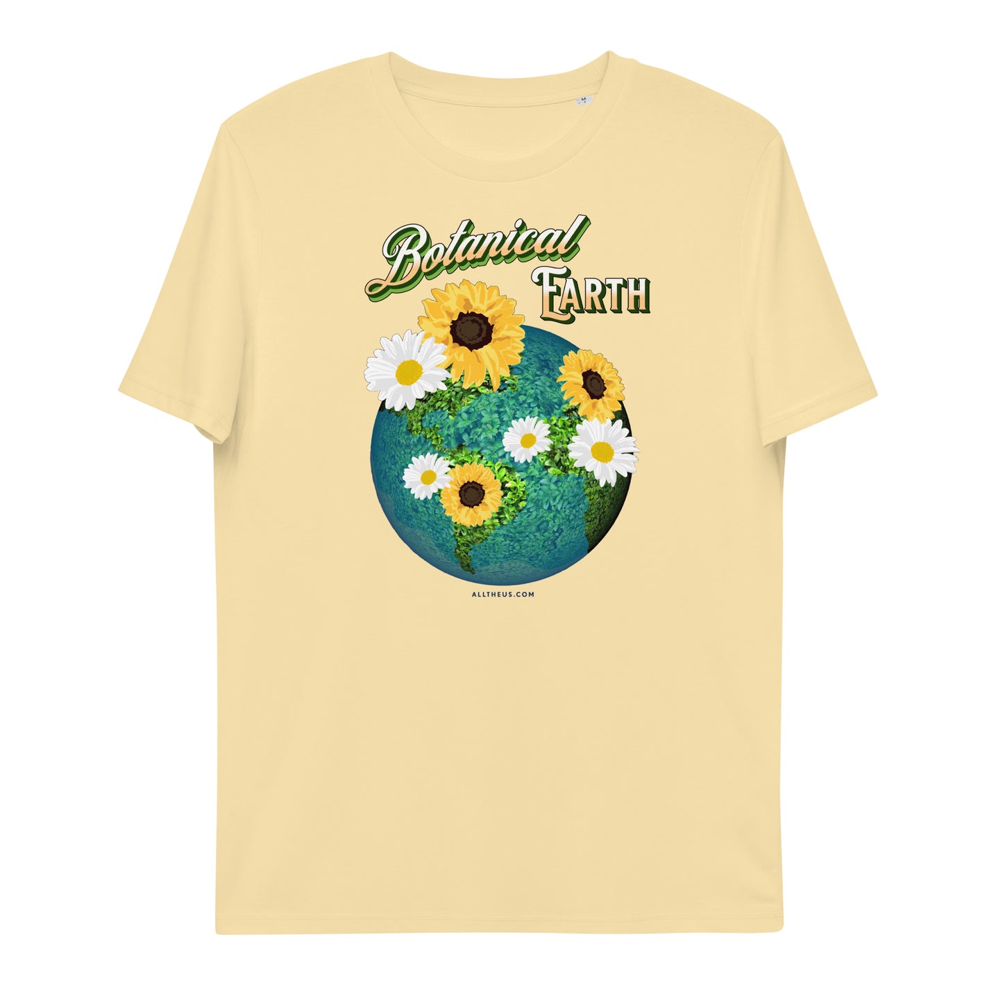 Unisex organic cotton t-shirt Botanical Earth