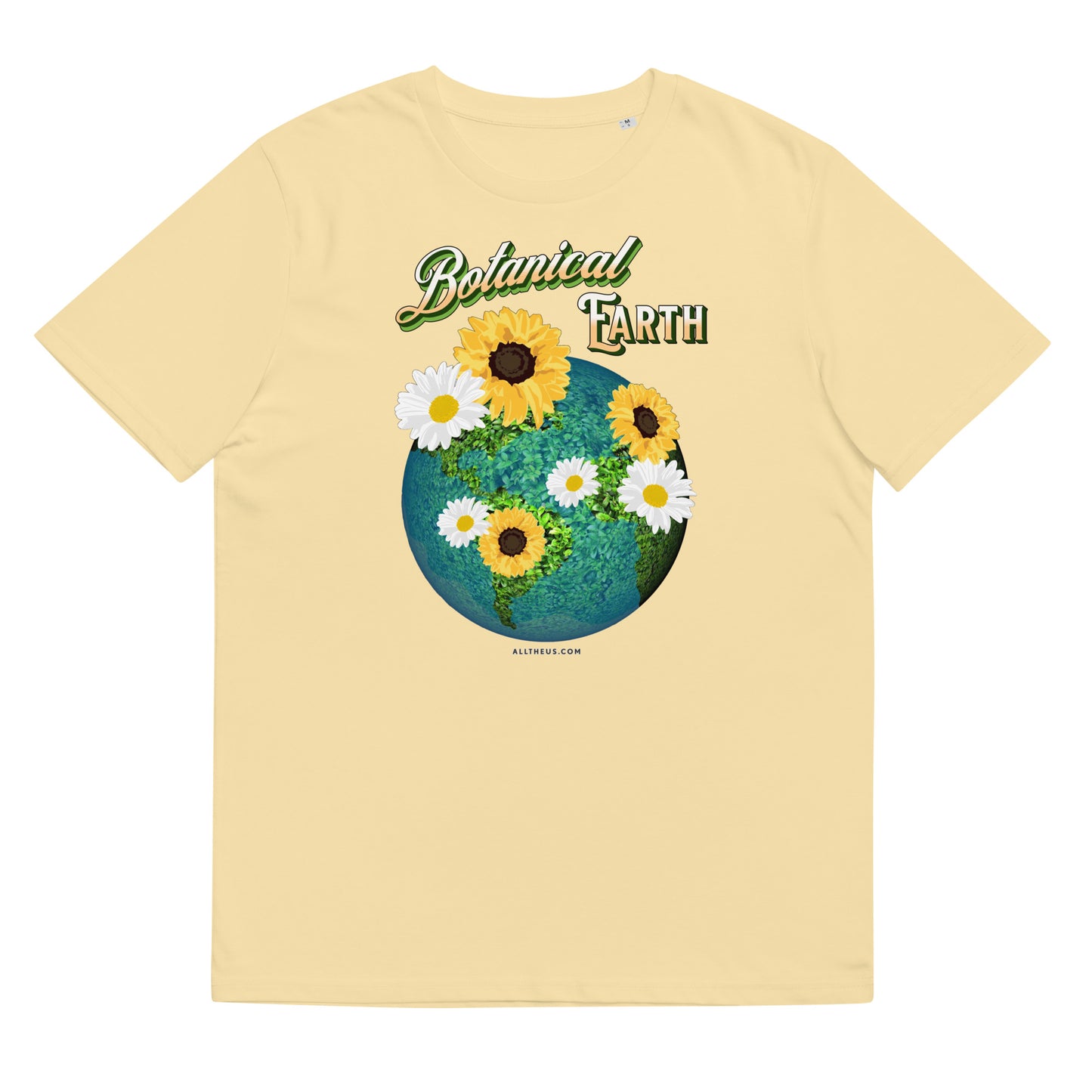 Unisex organic cotton t-shirt Botanical Earth
