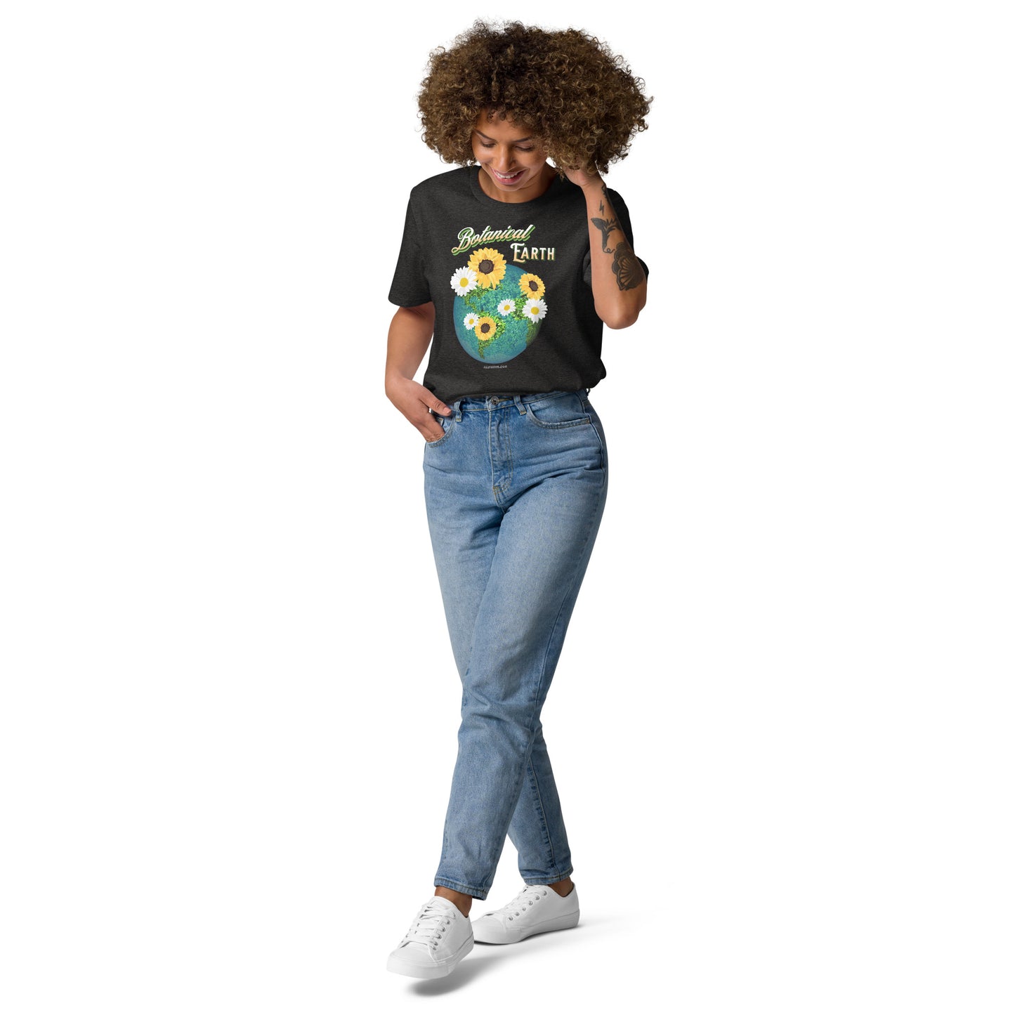 Unisex organic cotton t-shirt Botanical Earth