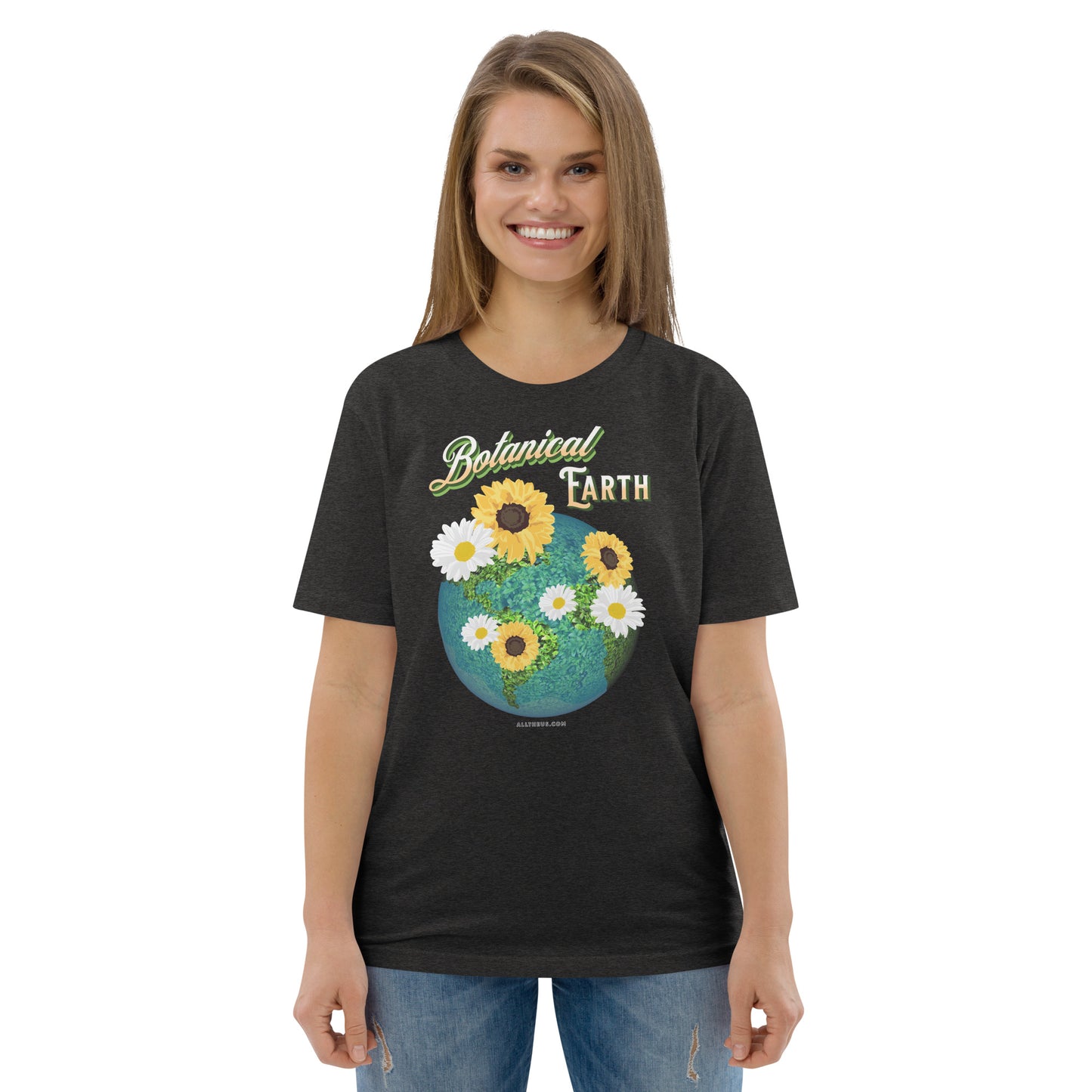 Unisex organic cotton t-shirt Botanical Earth