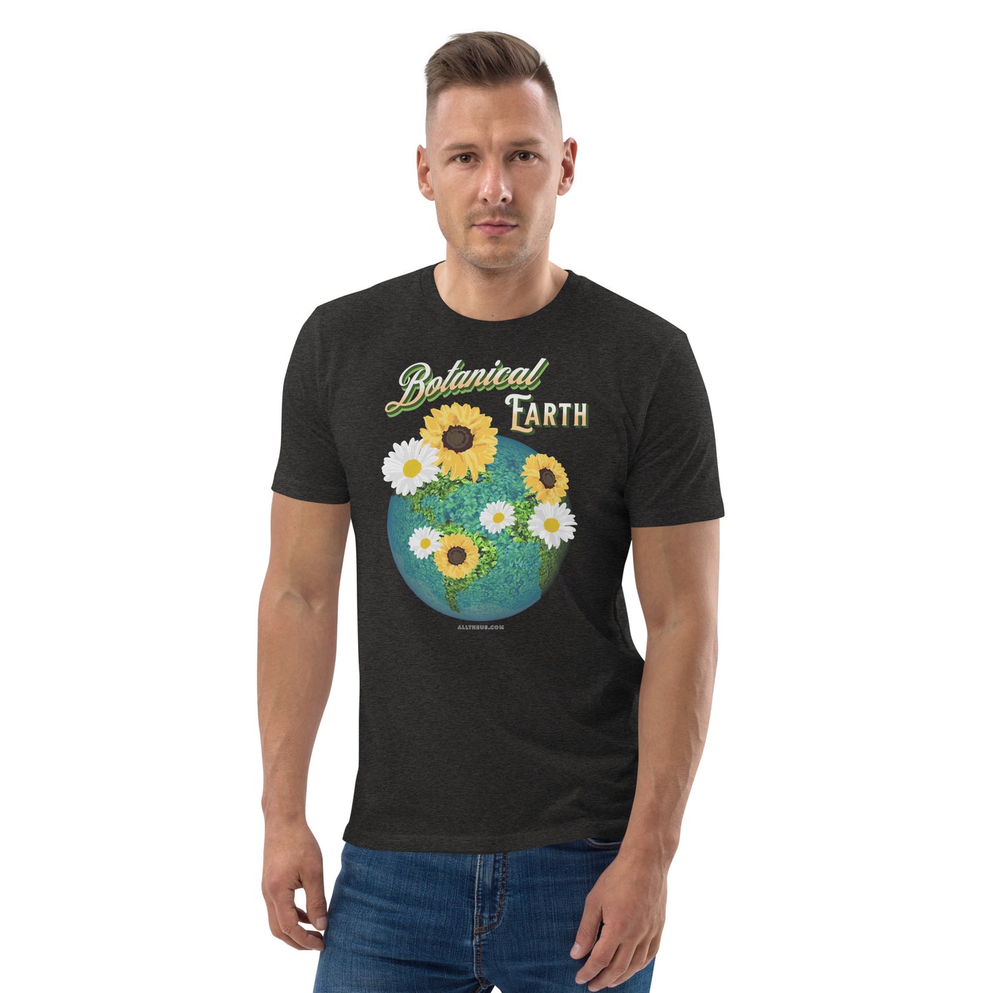 Unisex organic cotton t-shirt Botanical Earth