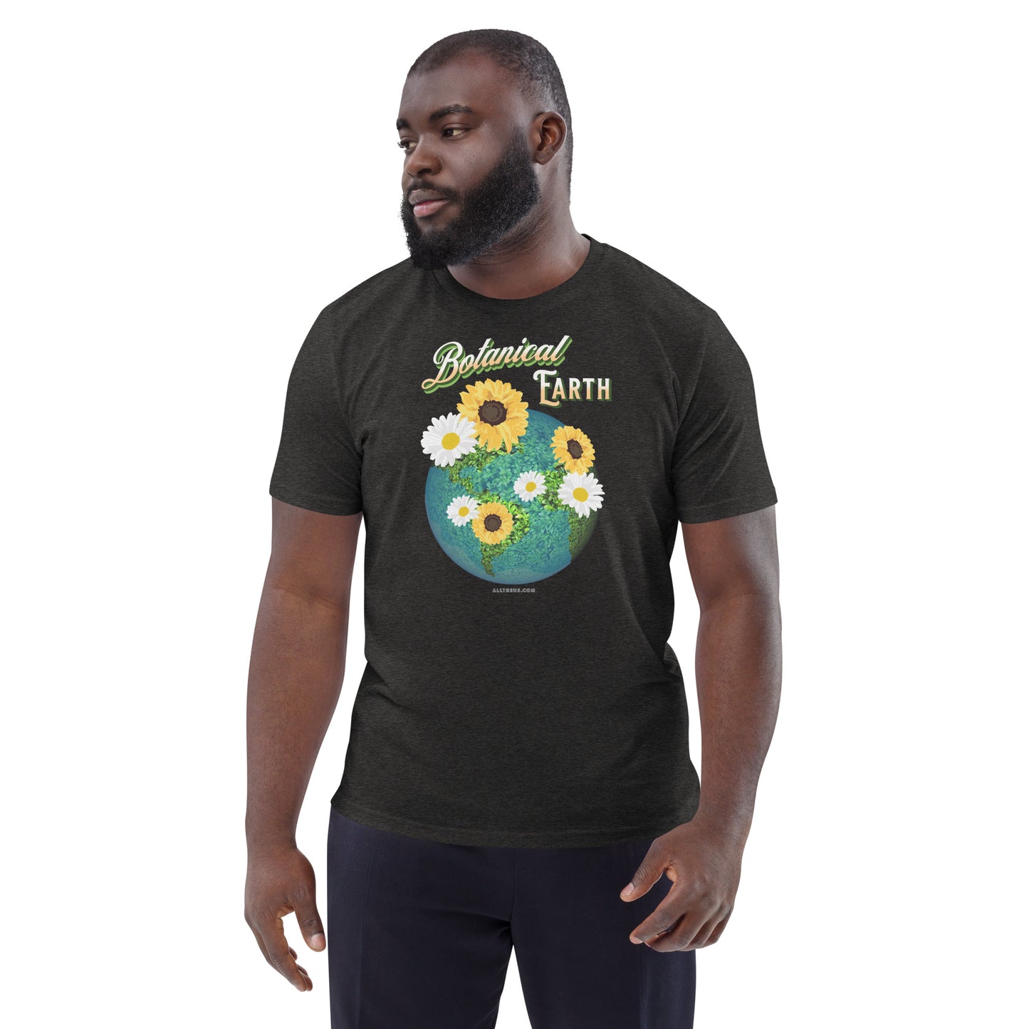 Unisex organic cotton t-shirt Botanical Earth
