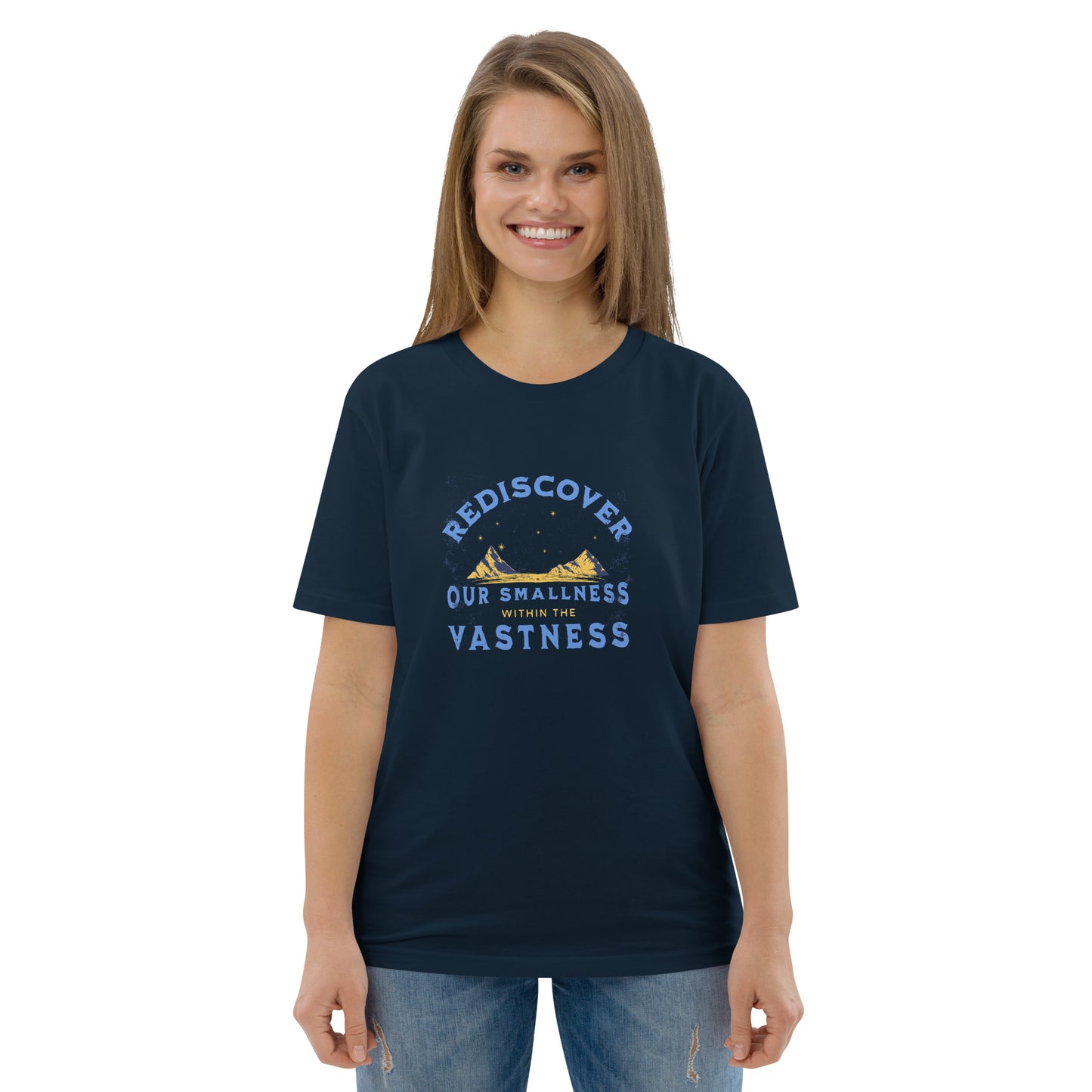 Unisex organic cotton t-shirt - Our Smallness In The Vastness