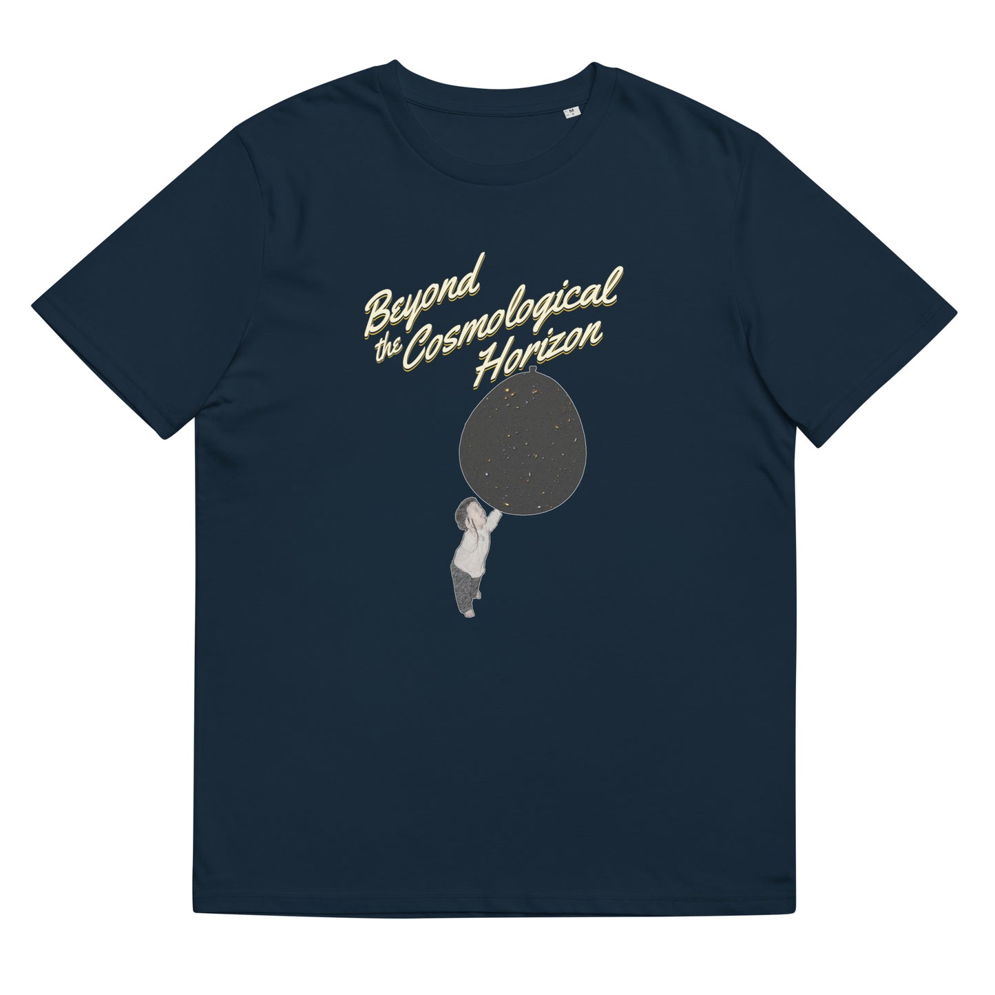 Unisex organic cotton t-shirt: Beyond The Cosmological Horizon?