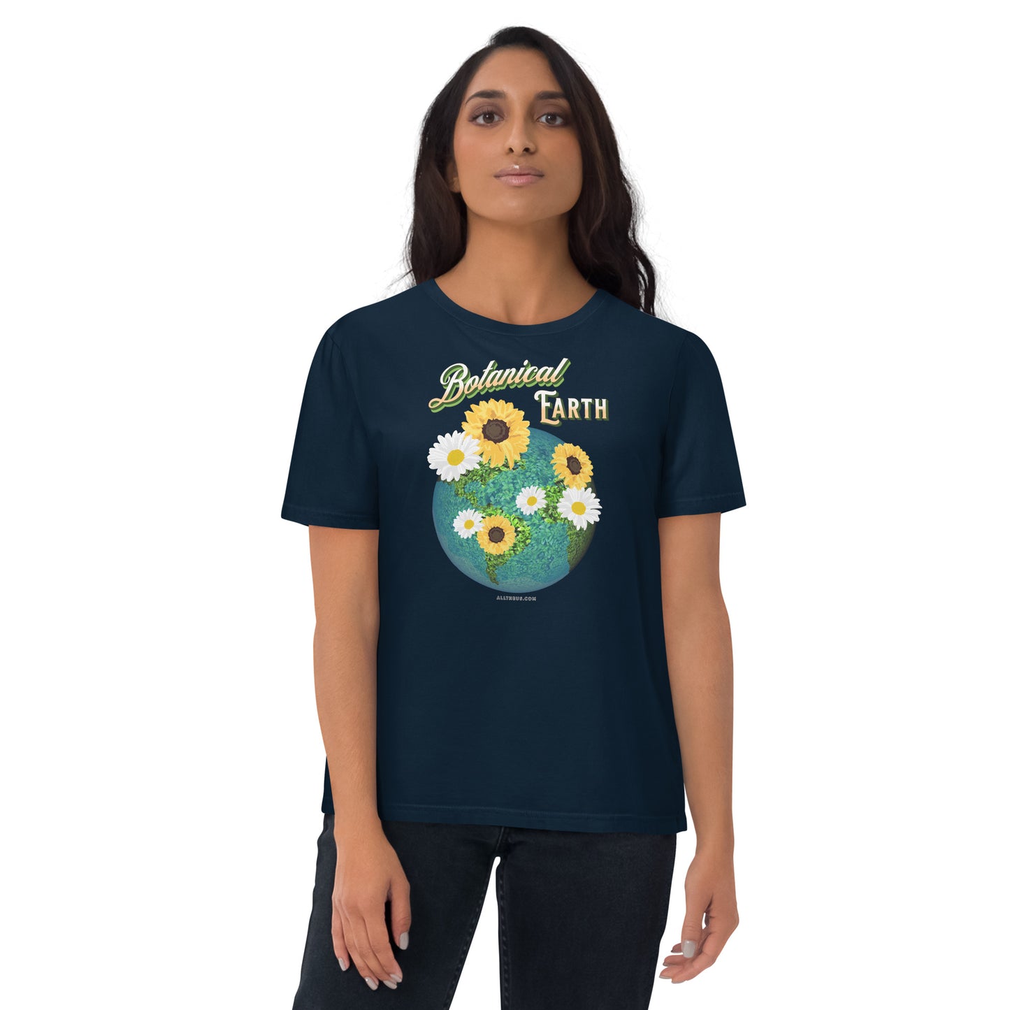 Unisex organic cotton t-shirt Botanical Earth