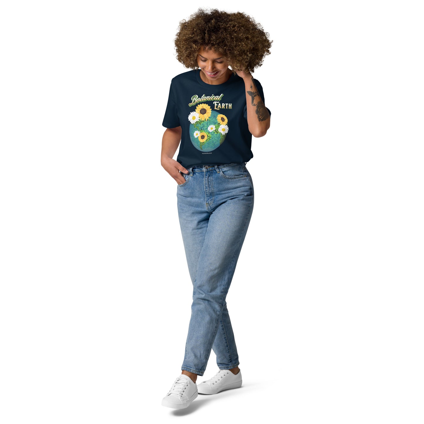 Unisex organic cotton t-shirt Botanical Earth