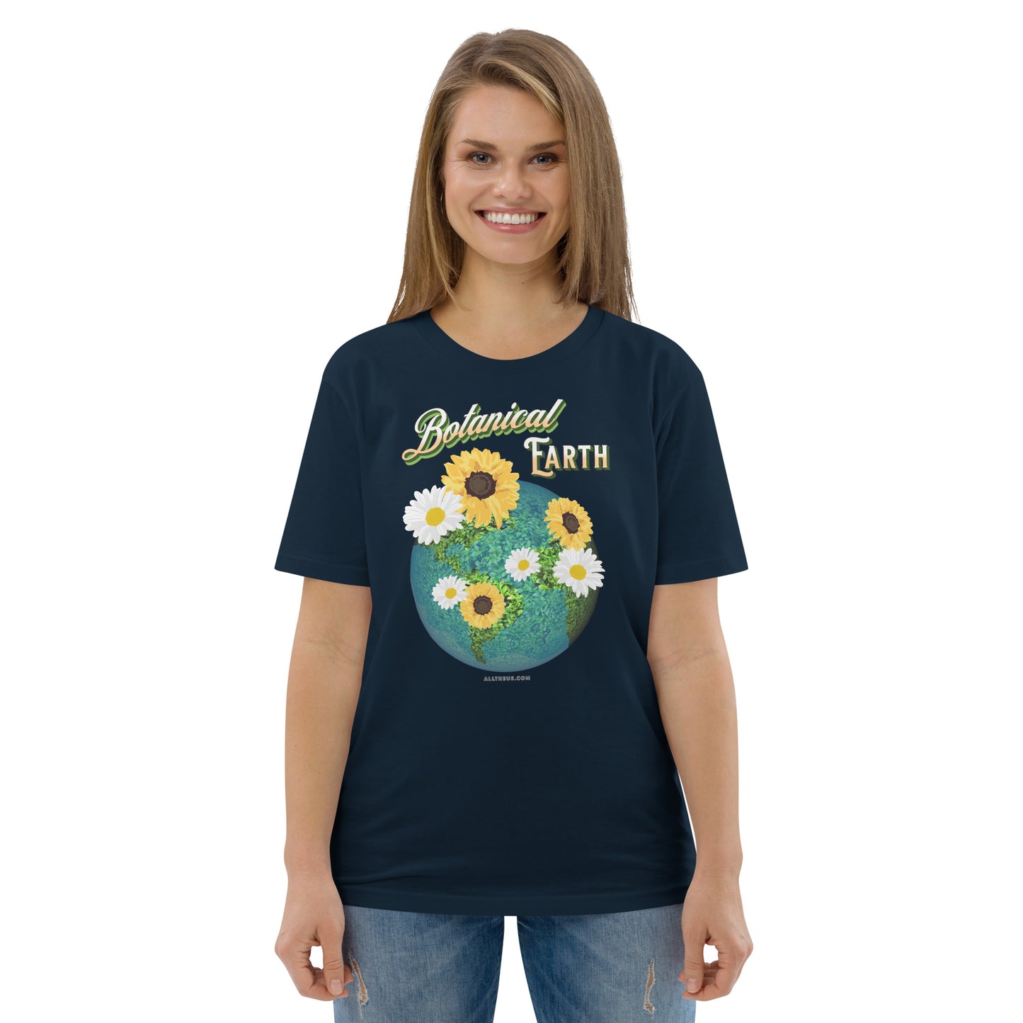 Unisex organic cotton t-shirt Botanical Earth