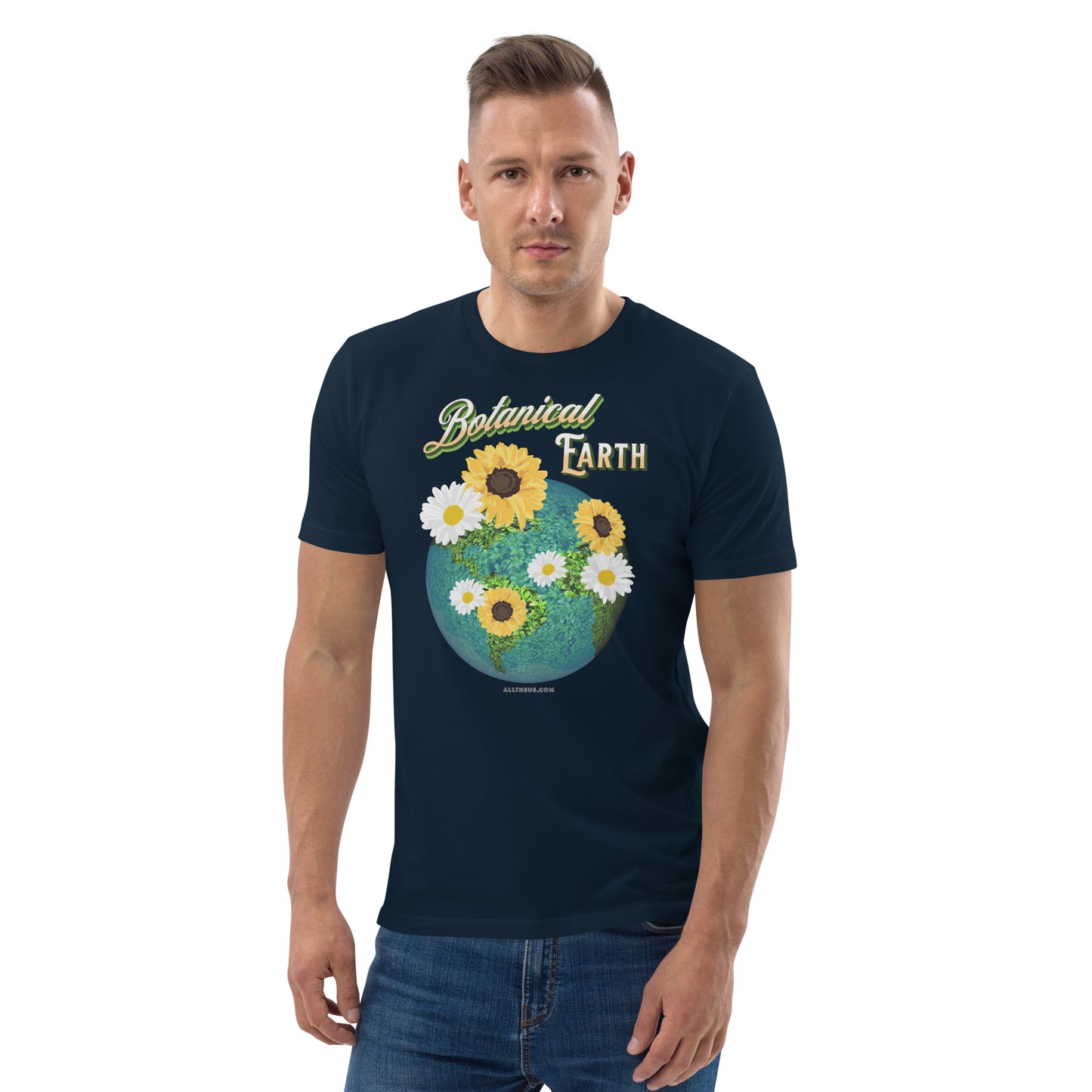 Unisex organic cotton t-shirt Botanical Earth