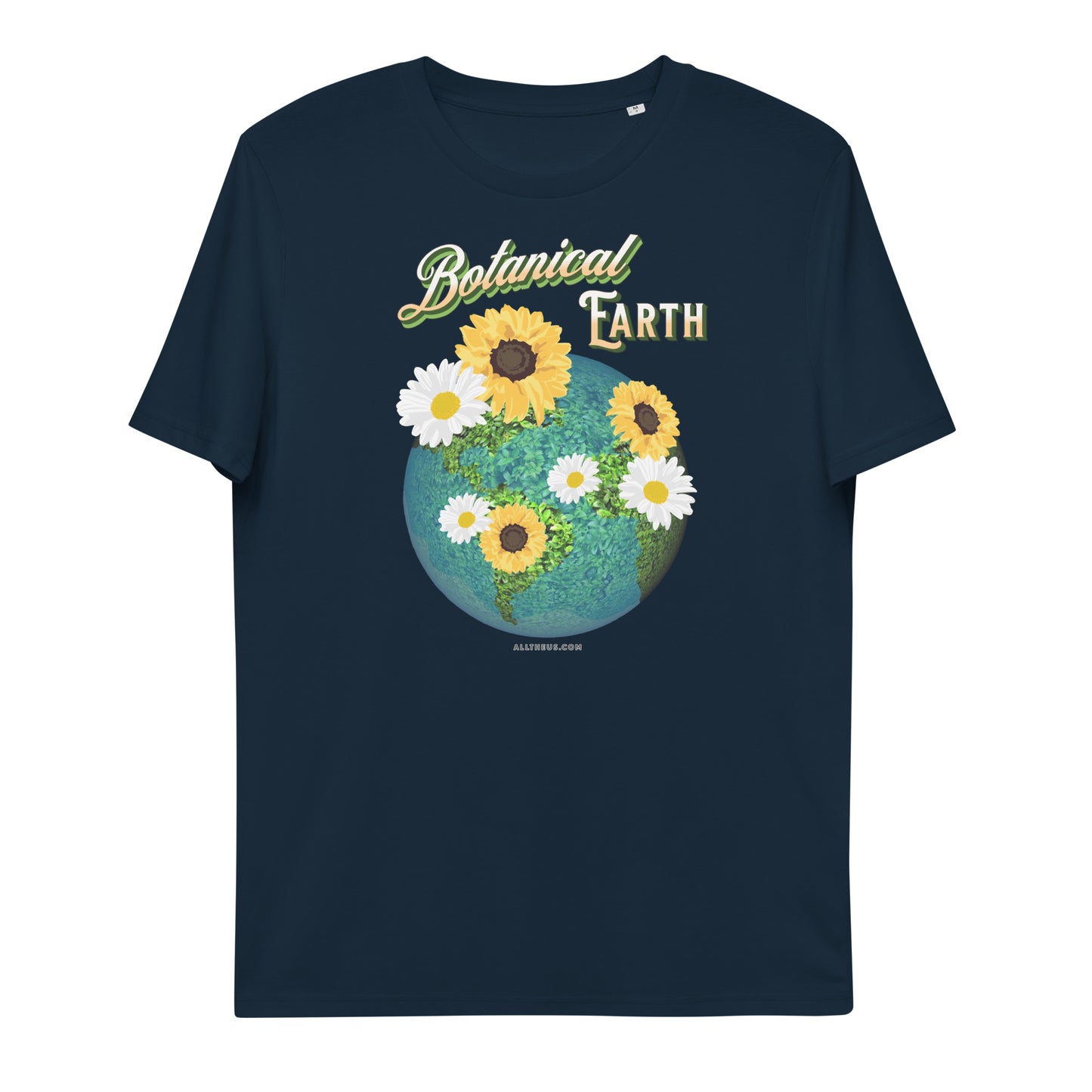 Unisex organic cotton t-shirt Botanical Earth