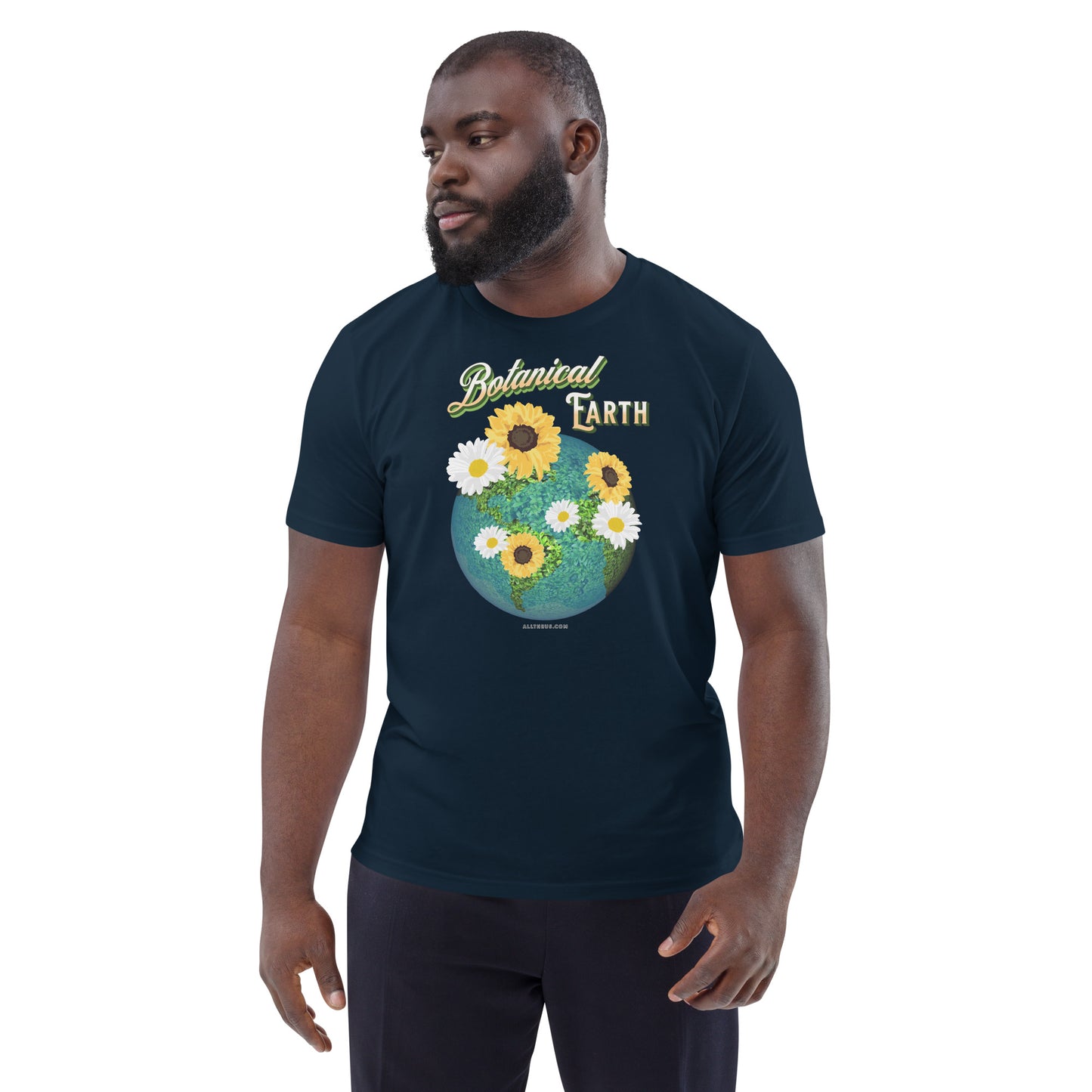 Unisex organic cotton t-shirt Botanical Earth