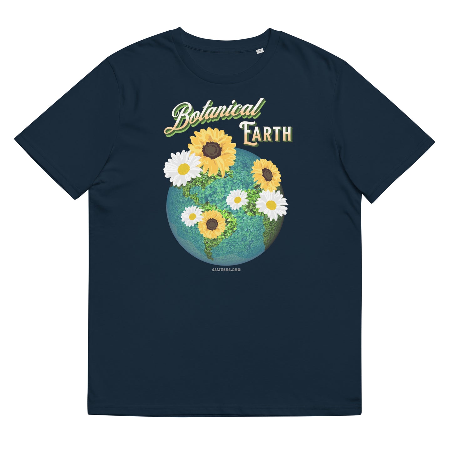 Unisex organic cotton t-shirt Botanical Earth