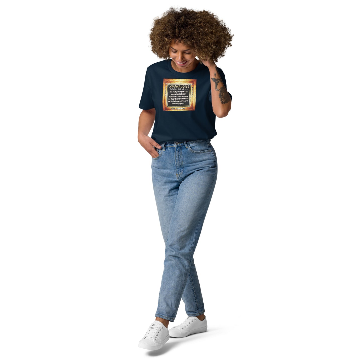 Unisex organic cotton t-shirt - Anomalogy, Where Theory Meets Reality?