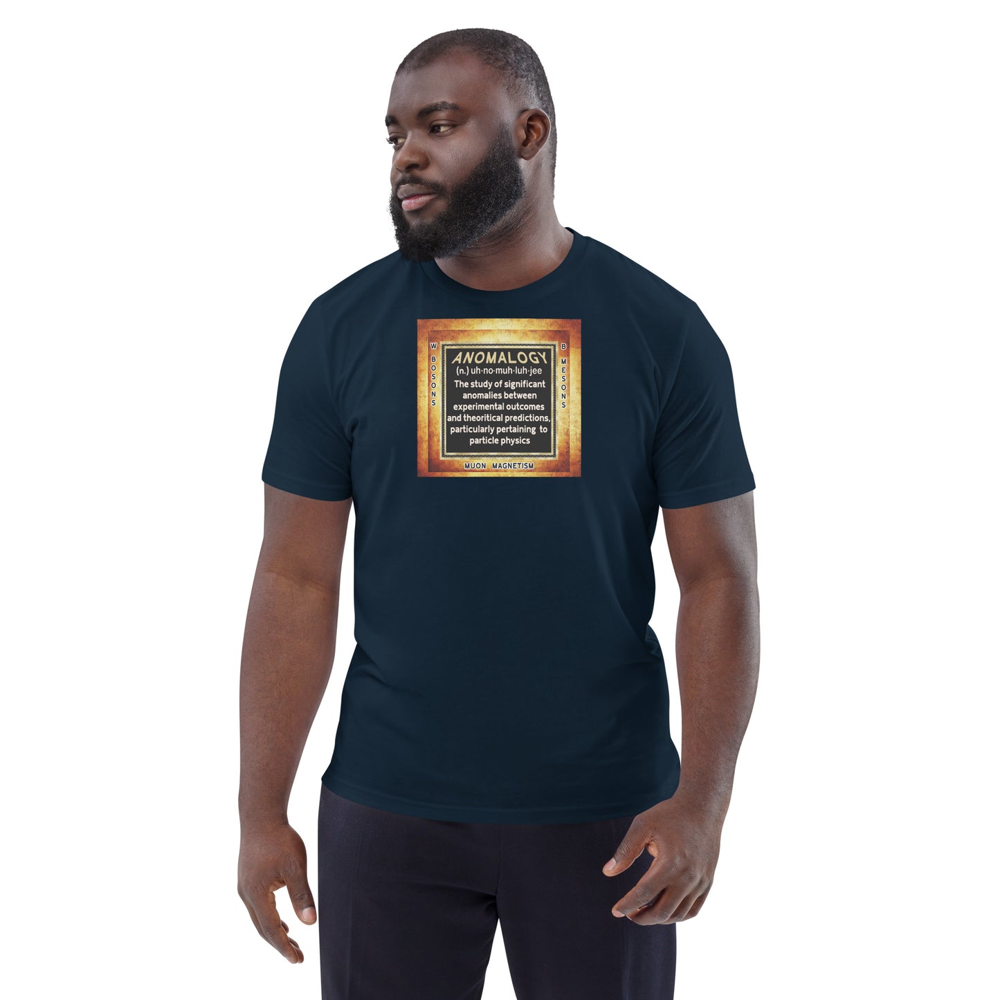 Unisex organic cotton t-shirt - Anomalogy, Where Theory Meets Reality?