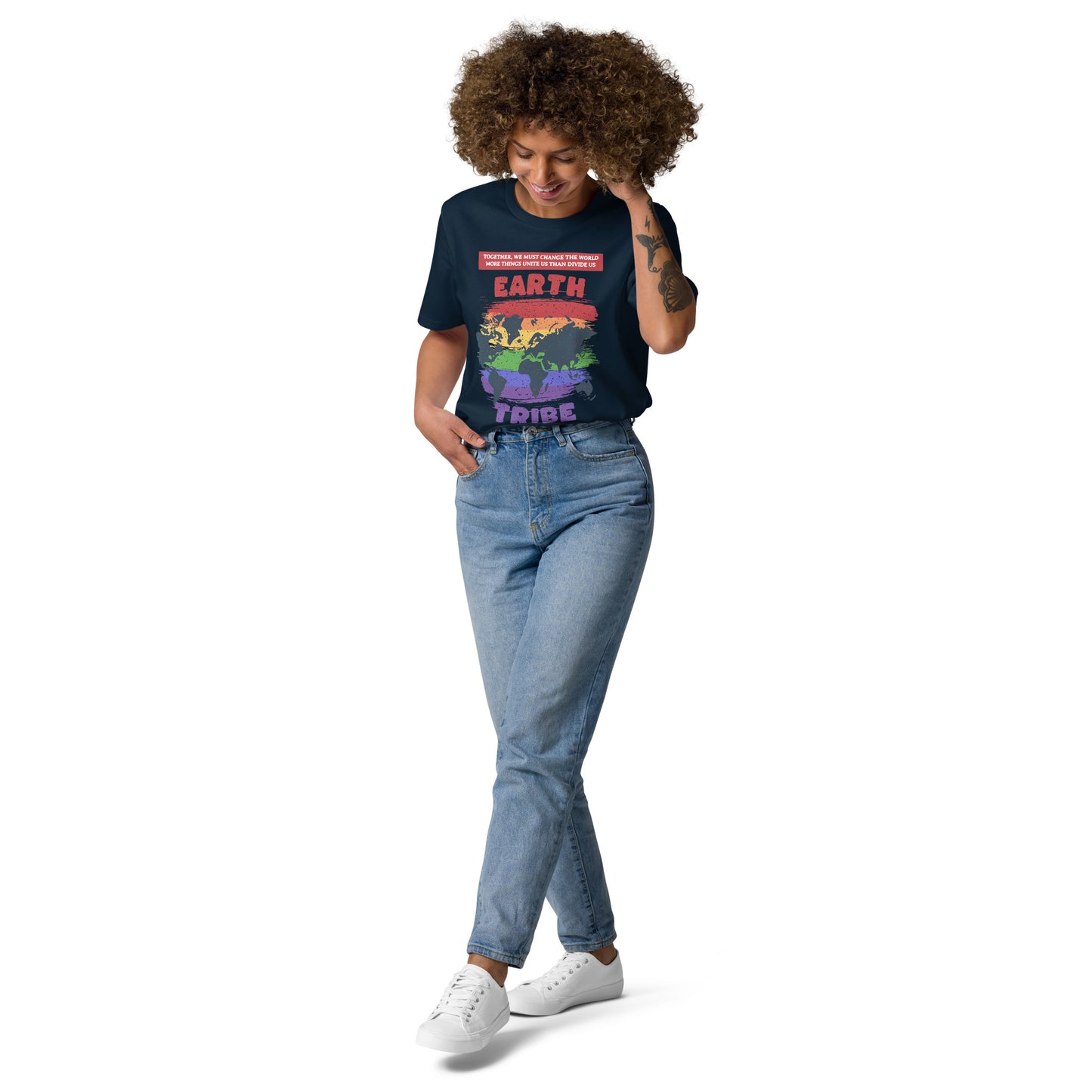 Unisex organic cotton t-shirt - Earth Tribe 2024