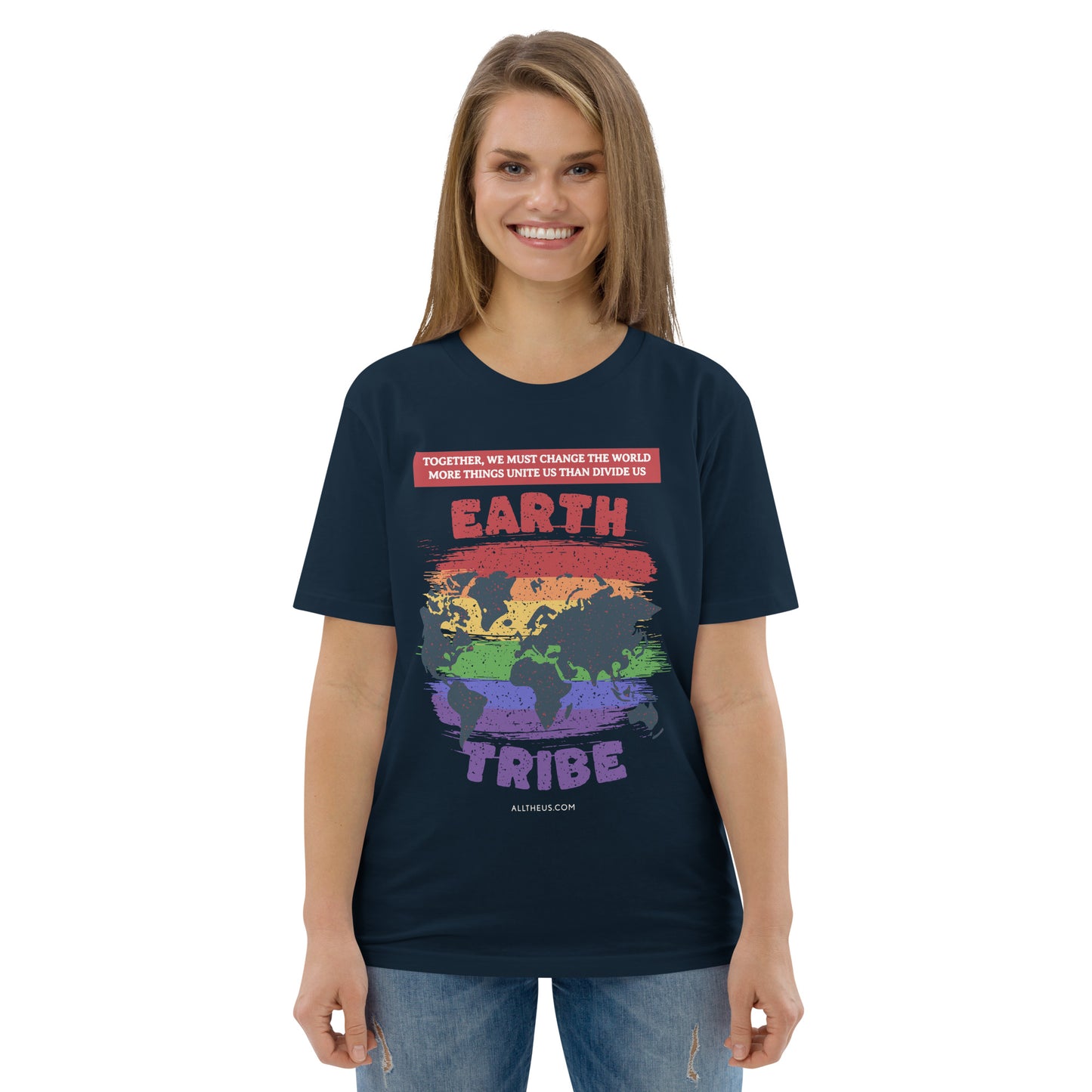 Unisex organic cotton t-shirt - Earth Tribe 2024