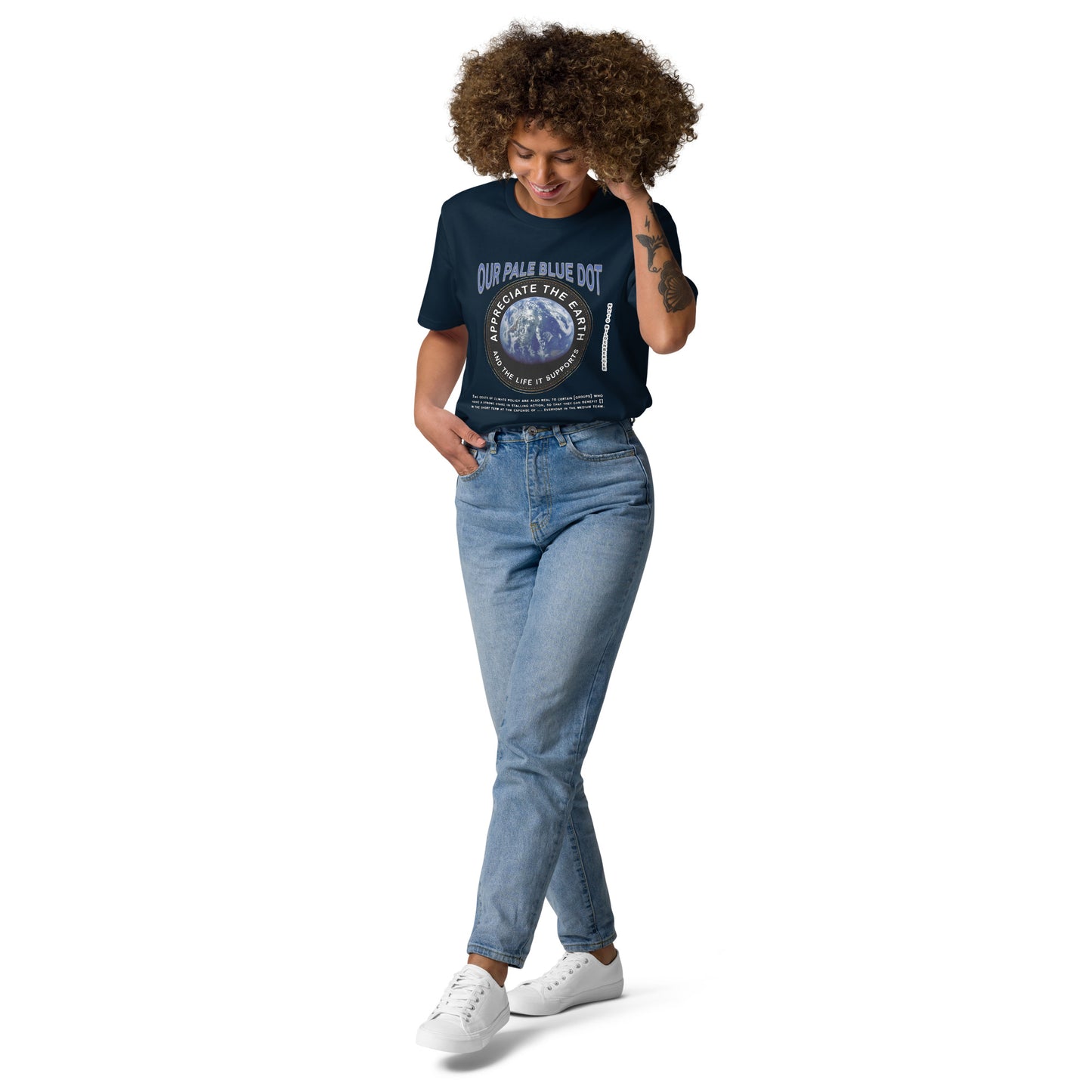 Unisex organic cotton t-shirt - Appreciate The Earth (Matto Mildenberger) & The Life It Supports