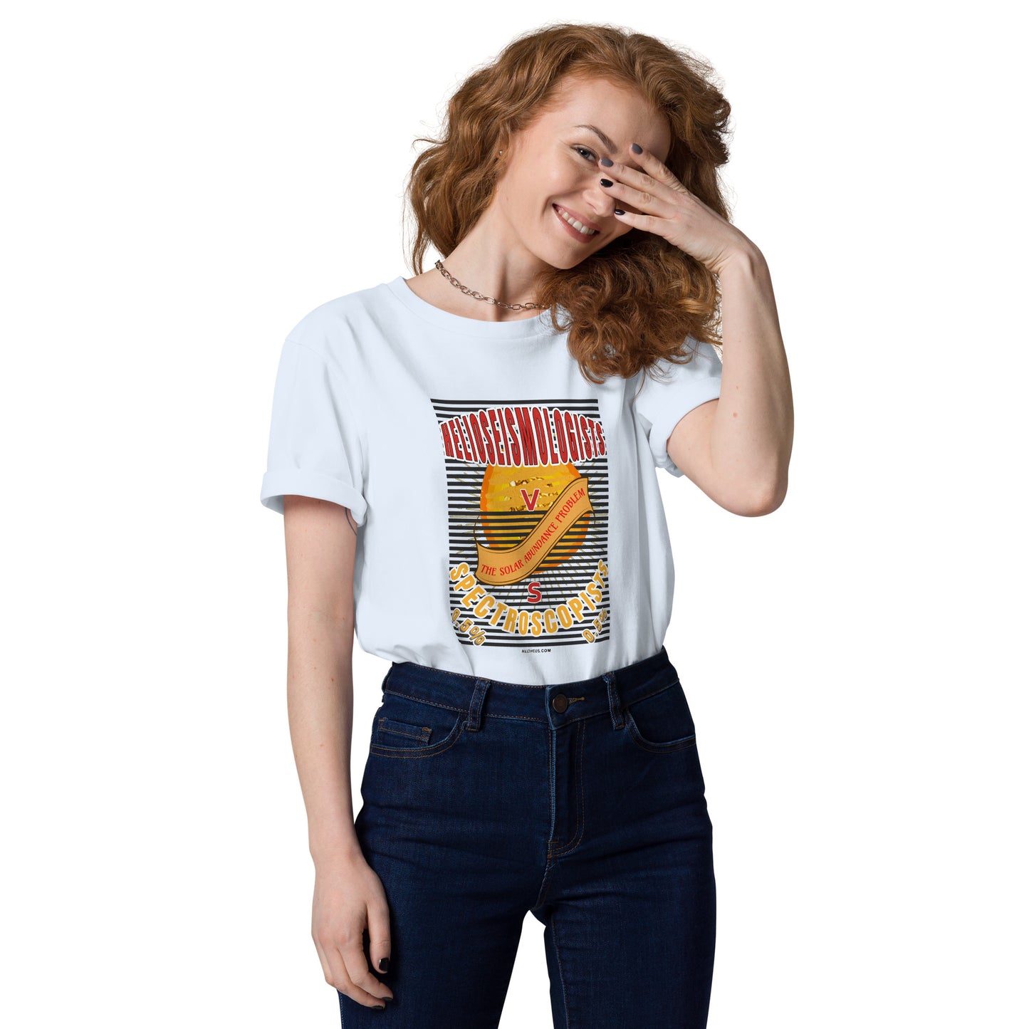 Unisex organic cotton t-shirt - The Solar Abundance Problem, Helioseismologists VS Spectroscopists