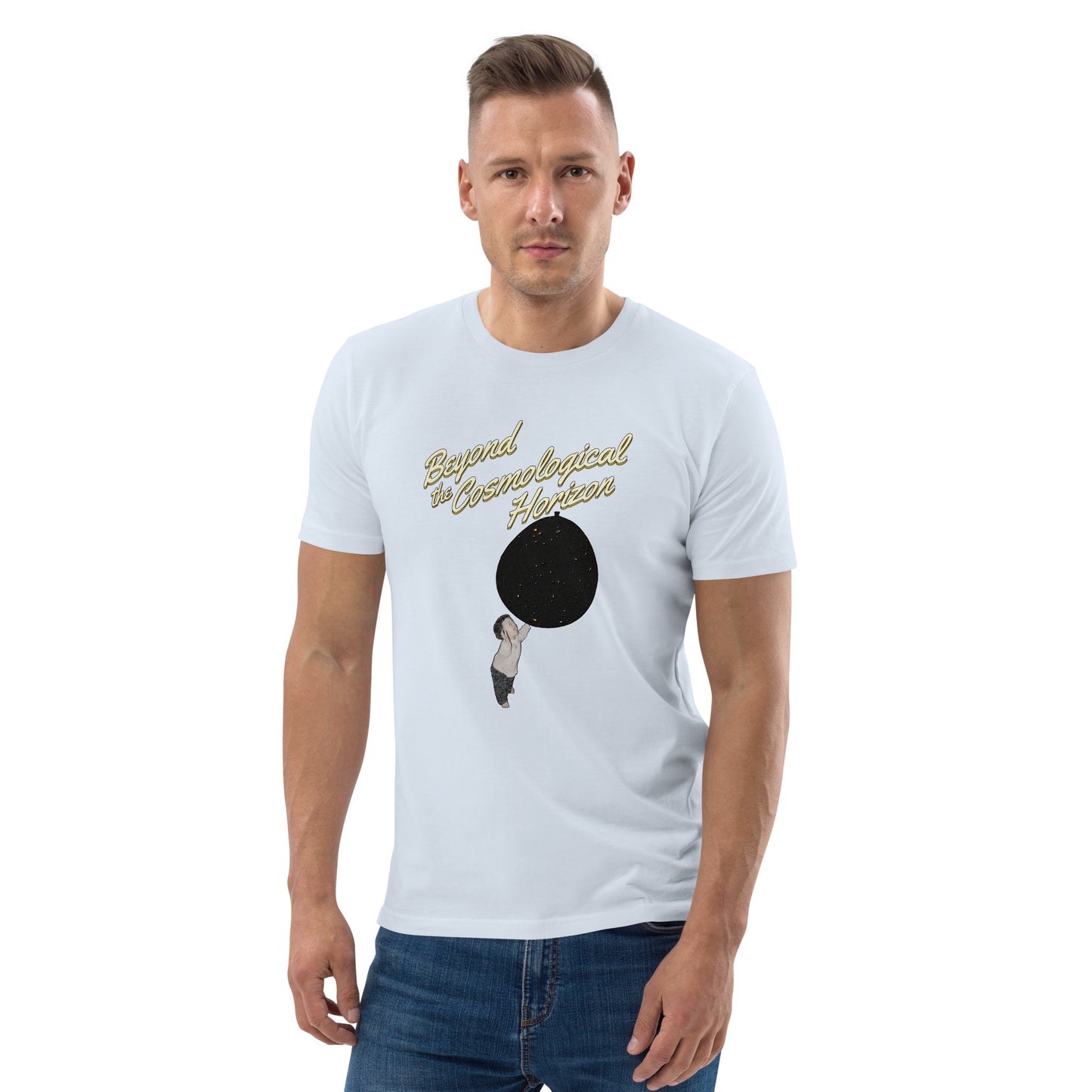 Unisex organic cotton t-shirt: Beyond The Cosmological Horizon?