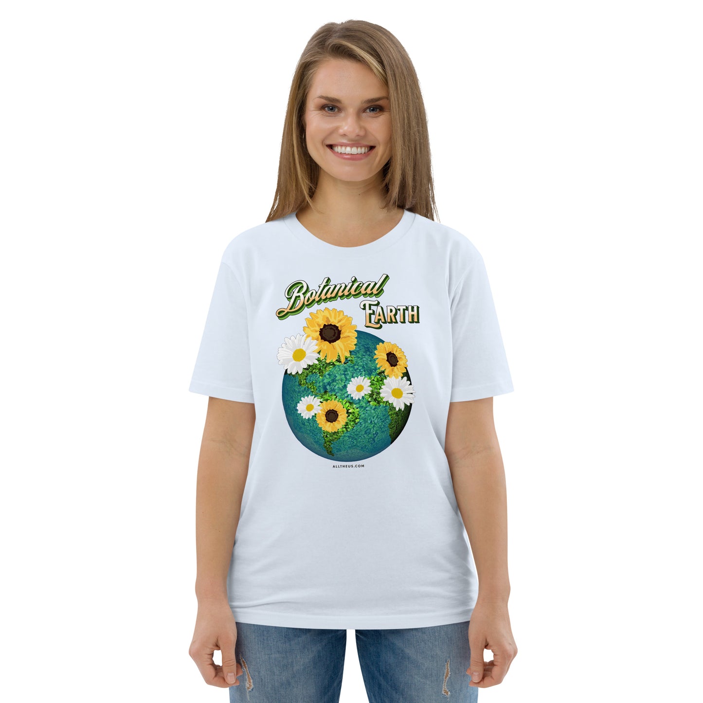 Unisex organic cotton t-shirt Botanical Earth