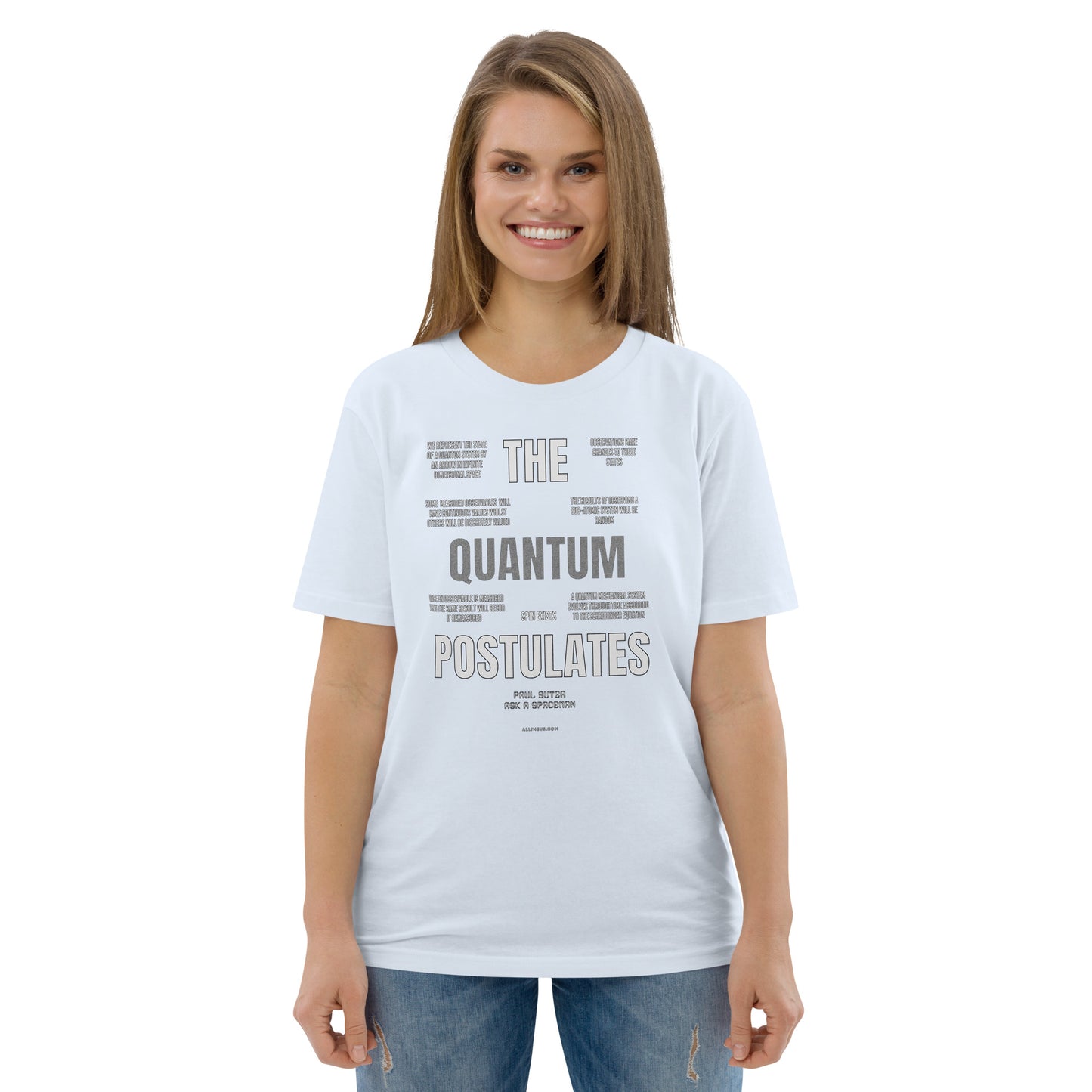 Unisex organic cotton t-shirt - The Quantum Postulates