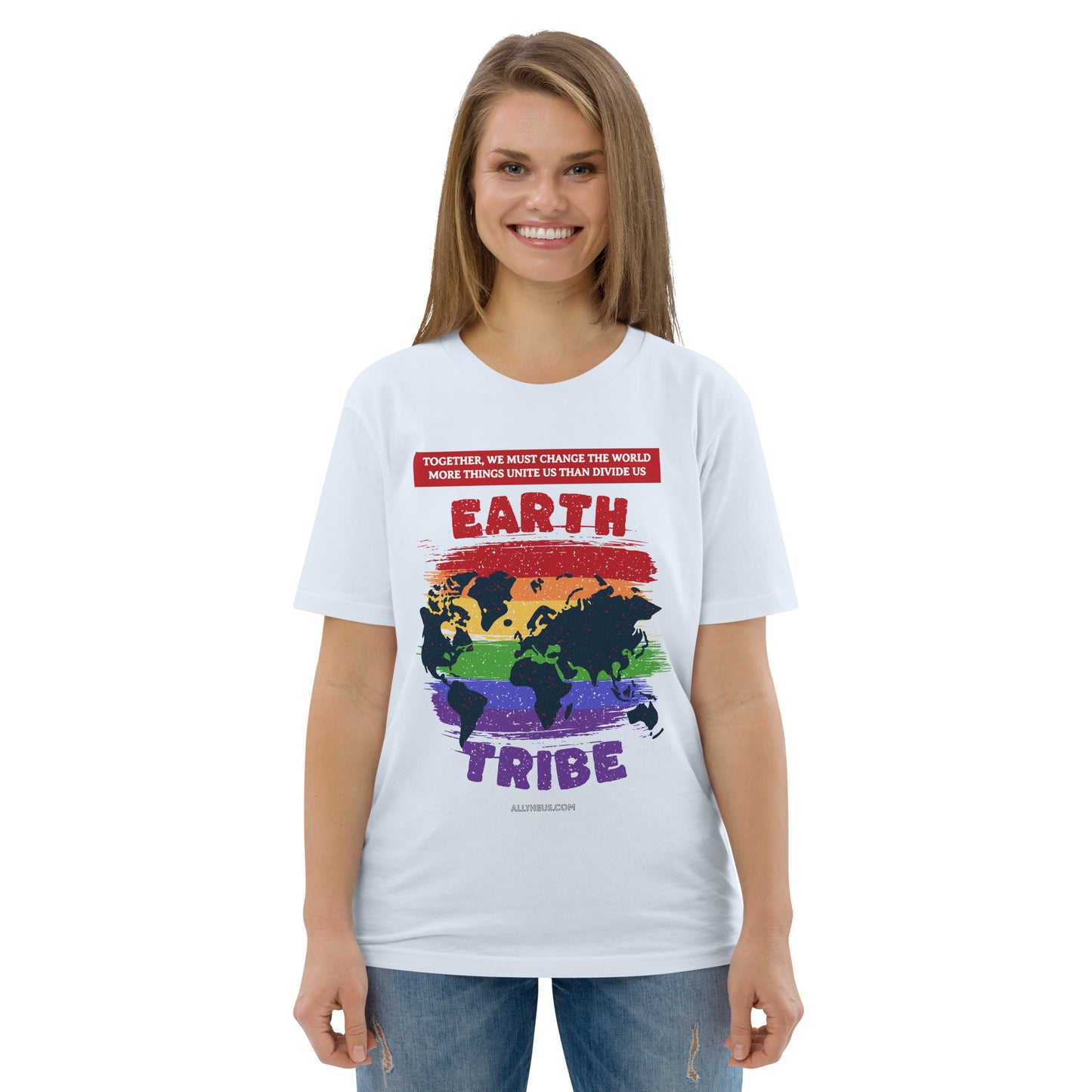 Unisex organic cotton t-shirt - Earth Tribe 2024