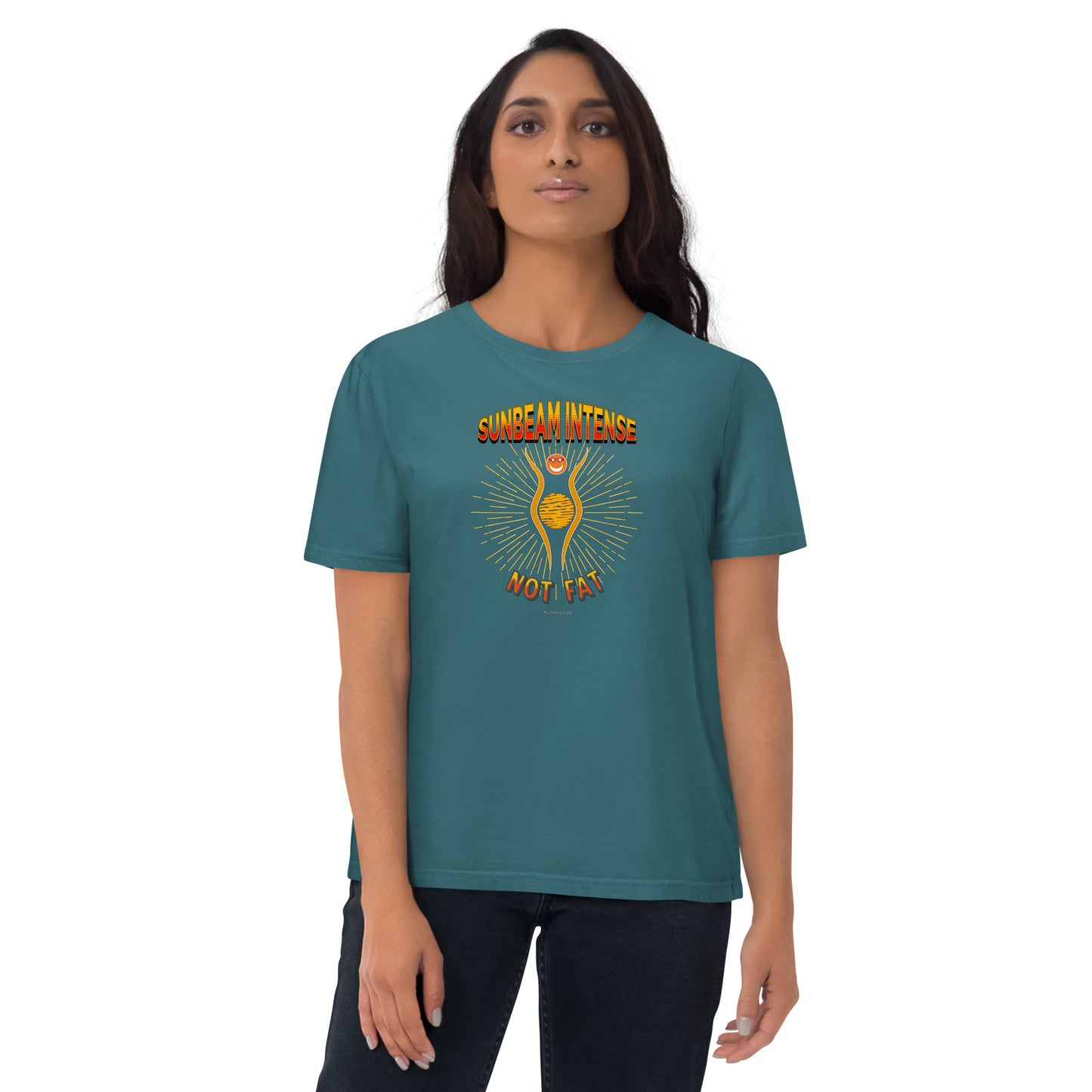 Unisex organic cotton t-shirt - Sunbeam Intense, Not Fat!