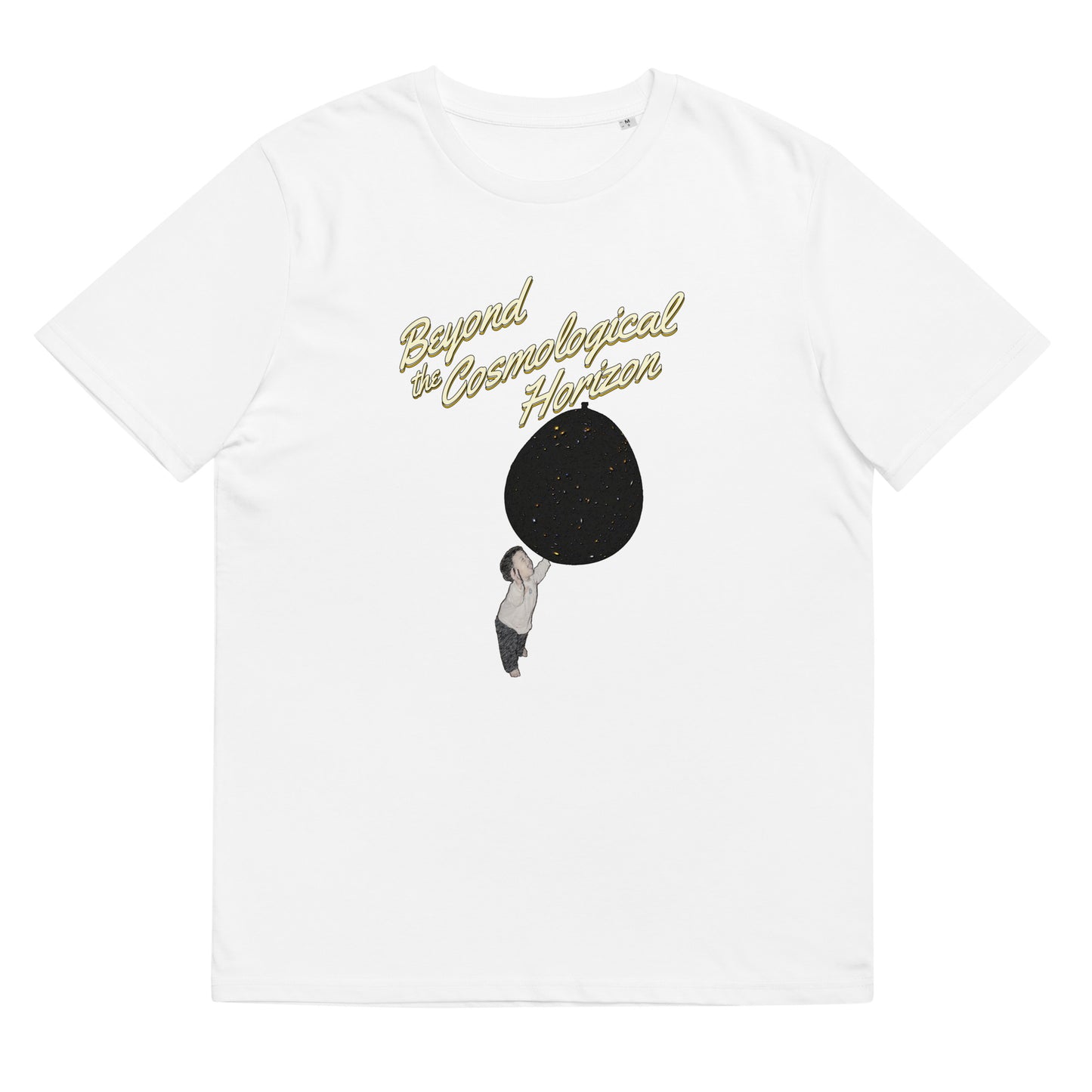 Unisex organic cotton t-shirt: Beyond The Cosmological Horizon?