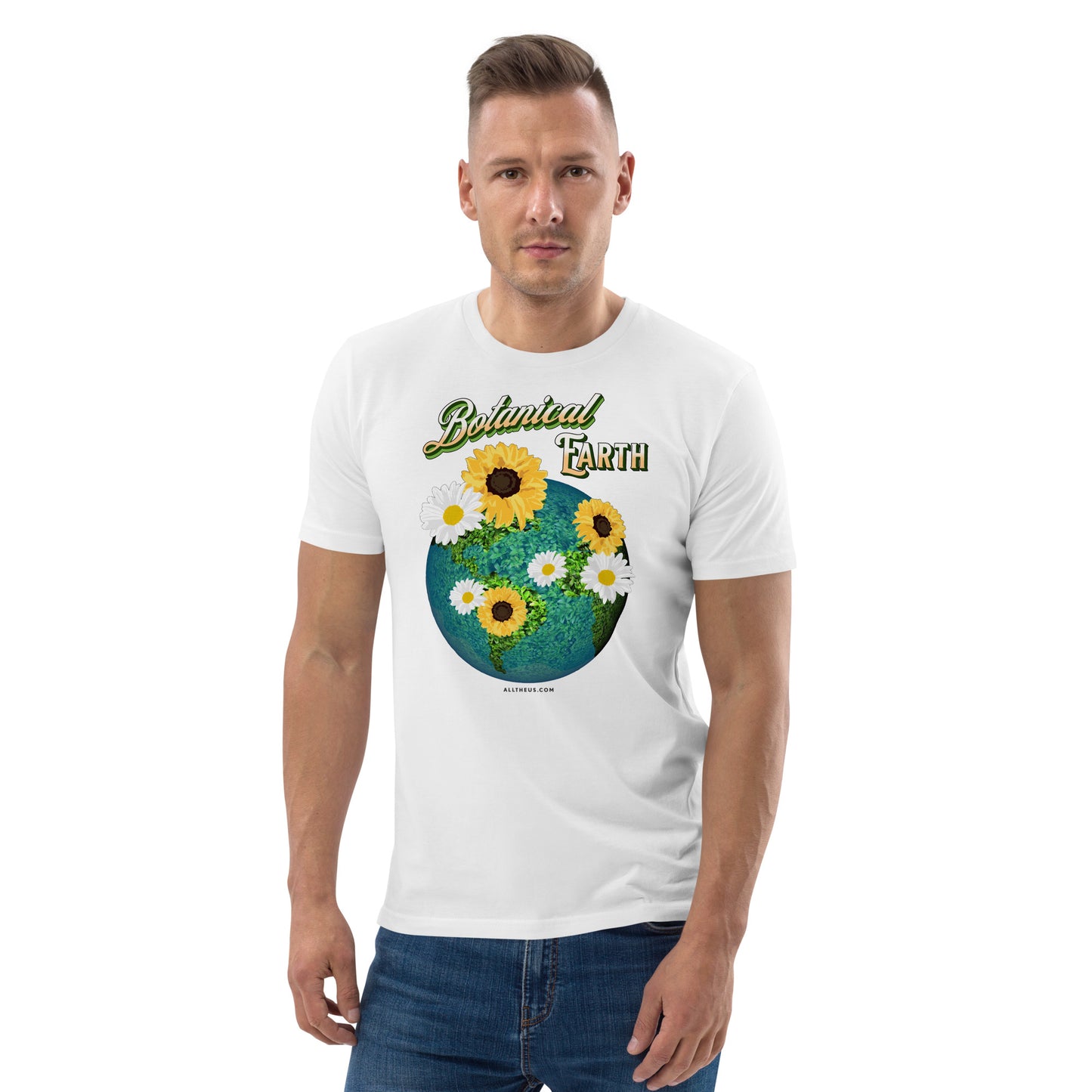 Unisex organic cotton t-shirt Botanical Earth