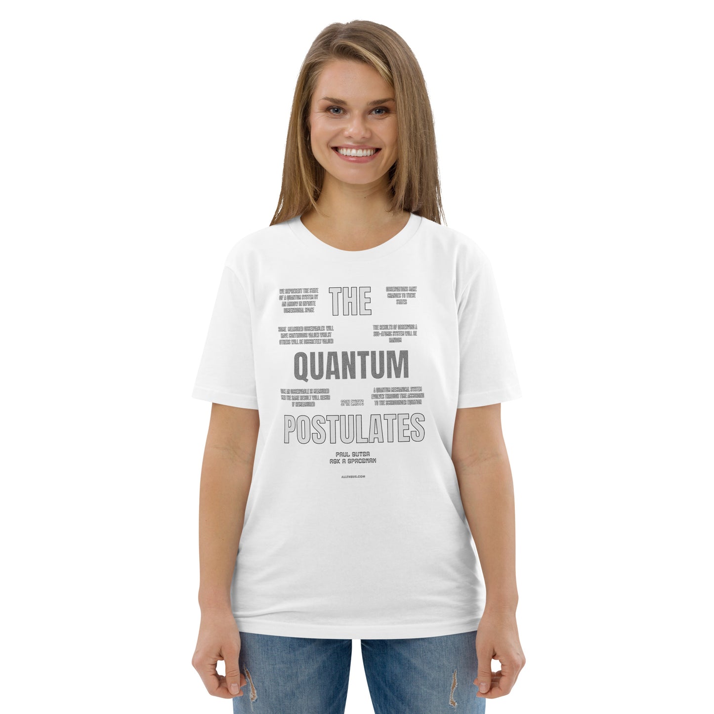 Unisex organic cotton t-shirt - The Quantum Postulates