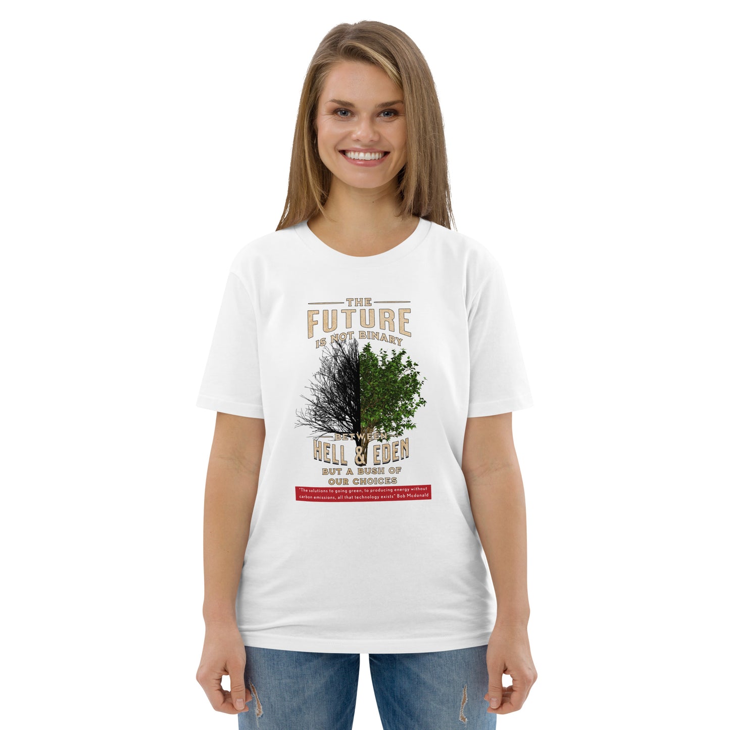 Unisex organic cotton t-shirt - Hope For Our Chosen Future?