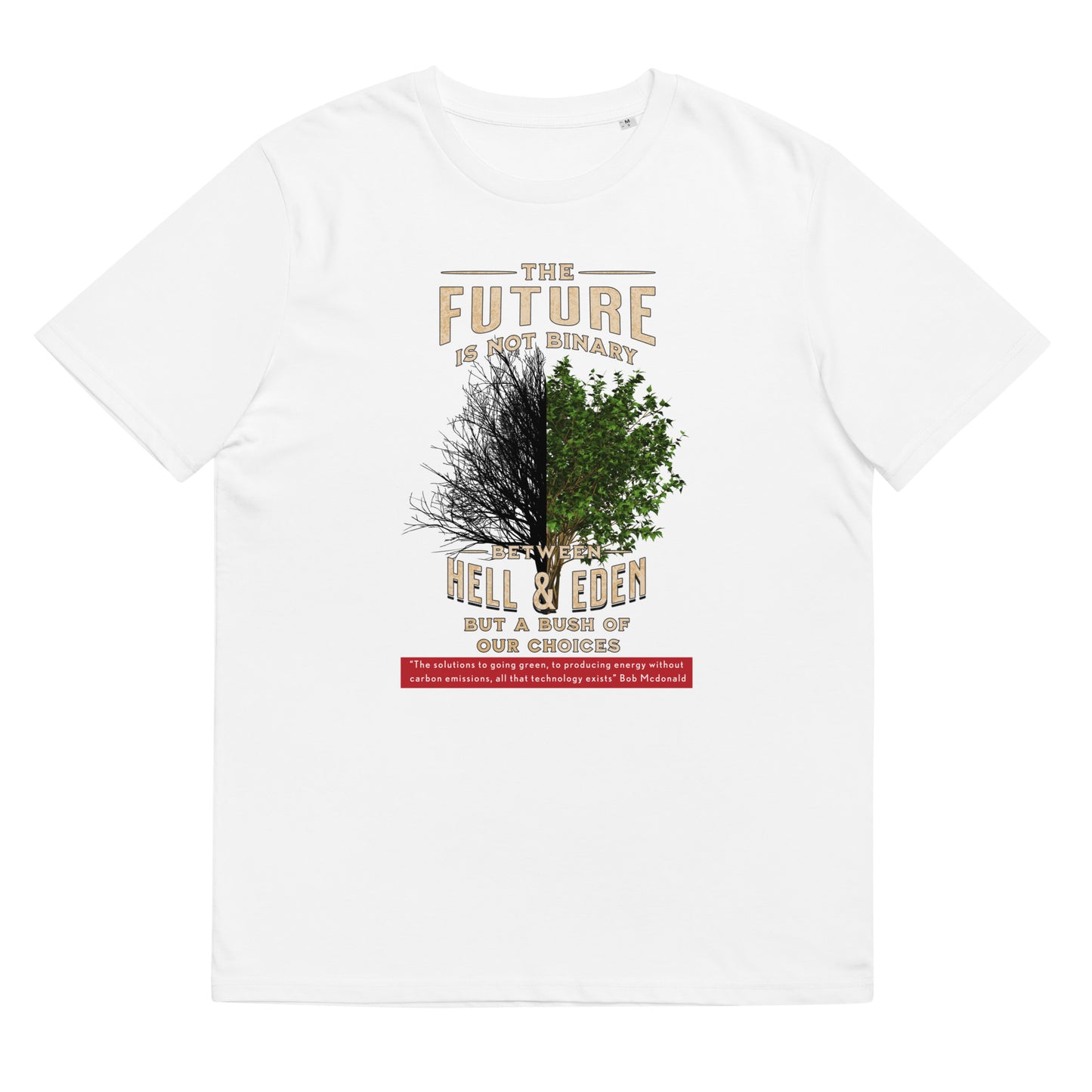 Unisex organic cotton t-shirt - Hope For Our Chosen Future?