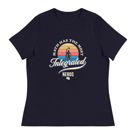 Women's Relaxed T-Shirt, Math has The Most Integrated Nerds