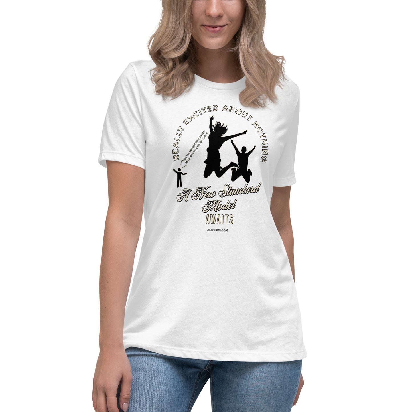 Women's Relaxed T-Shirt: A Noughty Electron Dipole Moment?